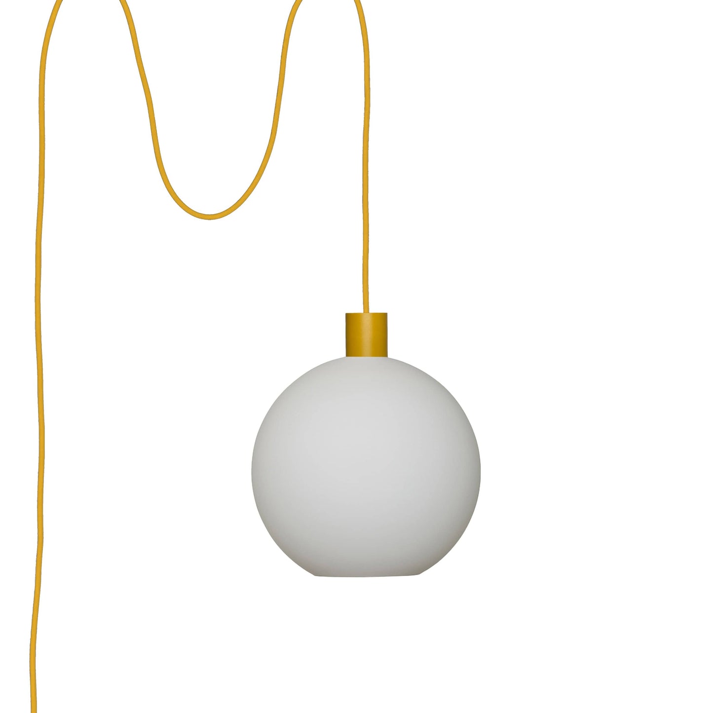 Boutique AiO Glass Globe Plug-In Pendant | 6", 8", 10", 12"