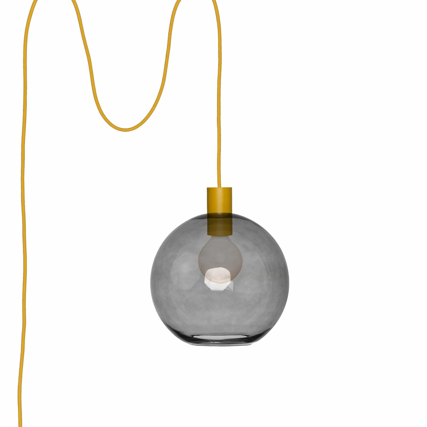 Boutique AiO Glass Globe Plug-In Pendant | 6", 8", 10", 12"