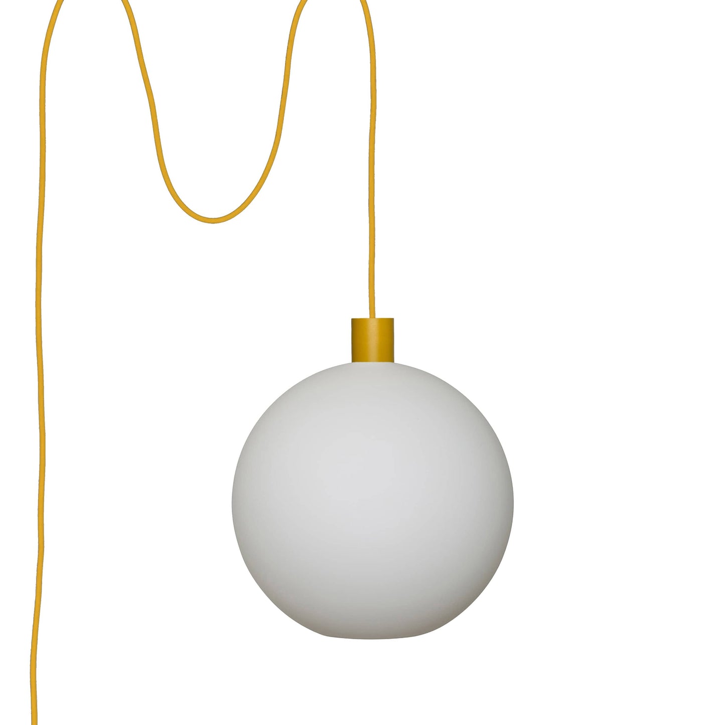 Boutique AiO Glass Globe Plug-In Pendant | 6", 8", 10", 12"