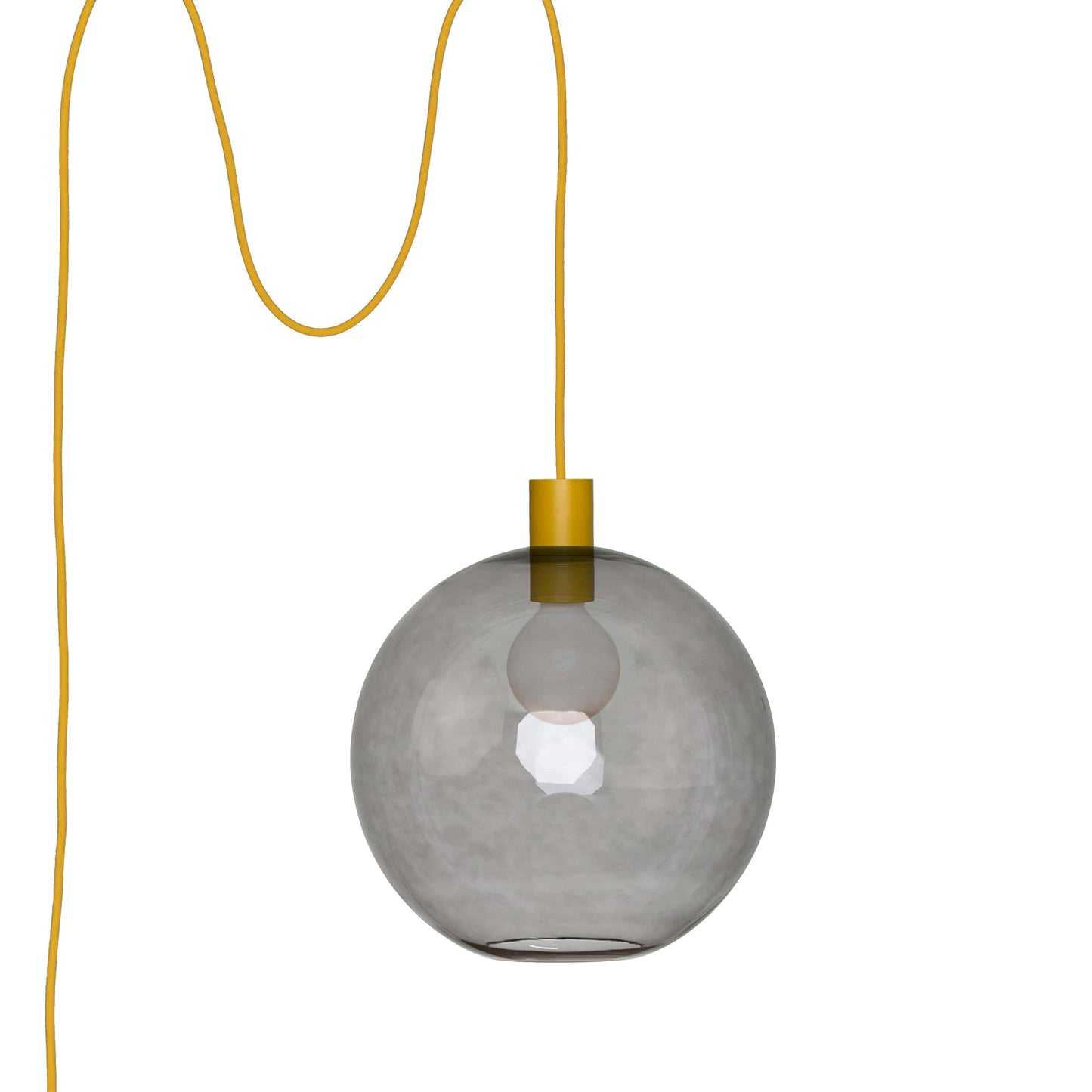 Boutique AiO Glass Globe Plug-In Pendant | 6", 8", 10", 12"