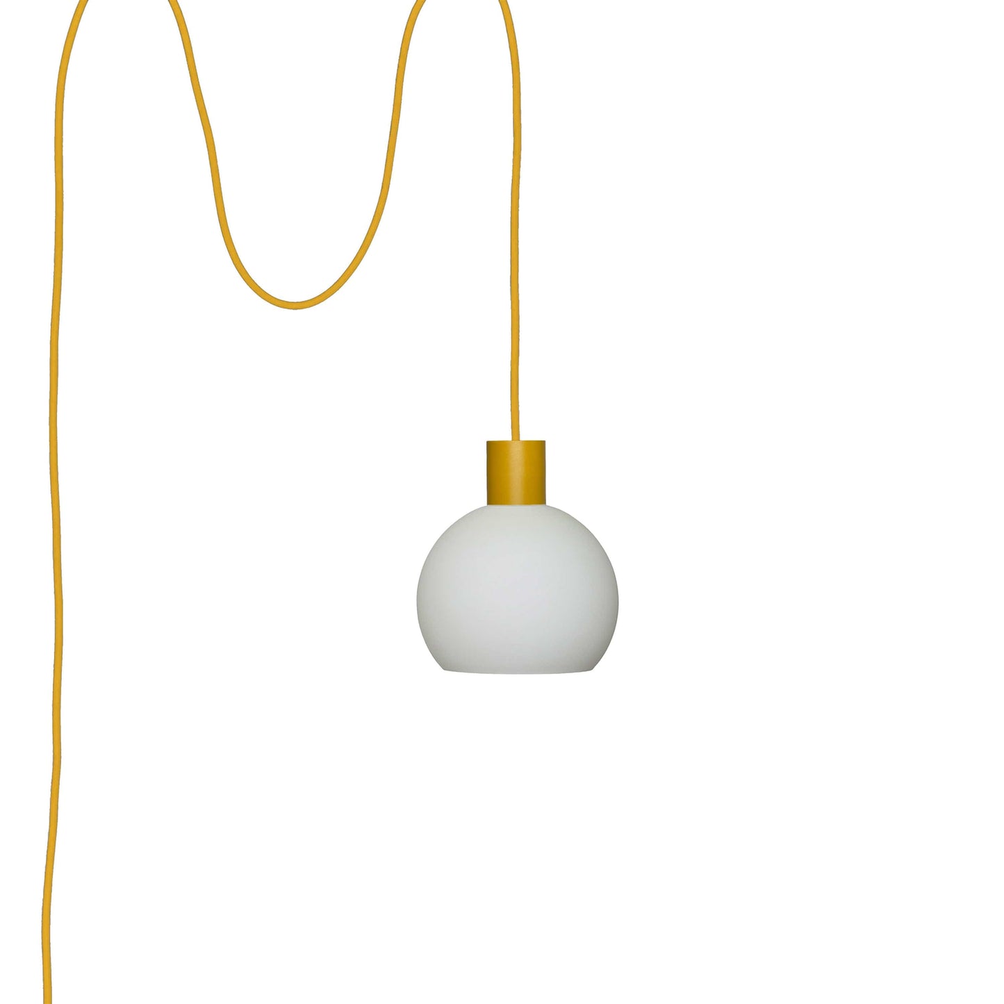 Boutique AiO Glass Globe Plug-In Pendant | 6", 8", 10", 12"