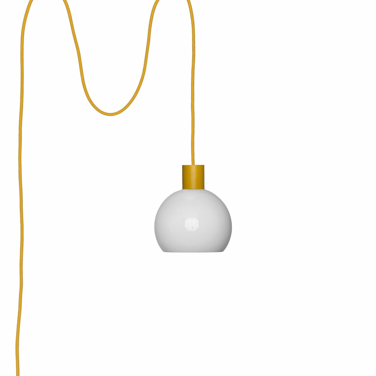 Boutique AiO Glass Globe Plug-In Pendant | 6", 8", 10", 12"