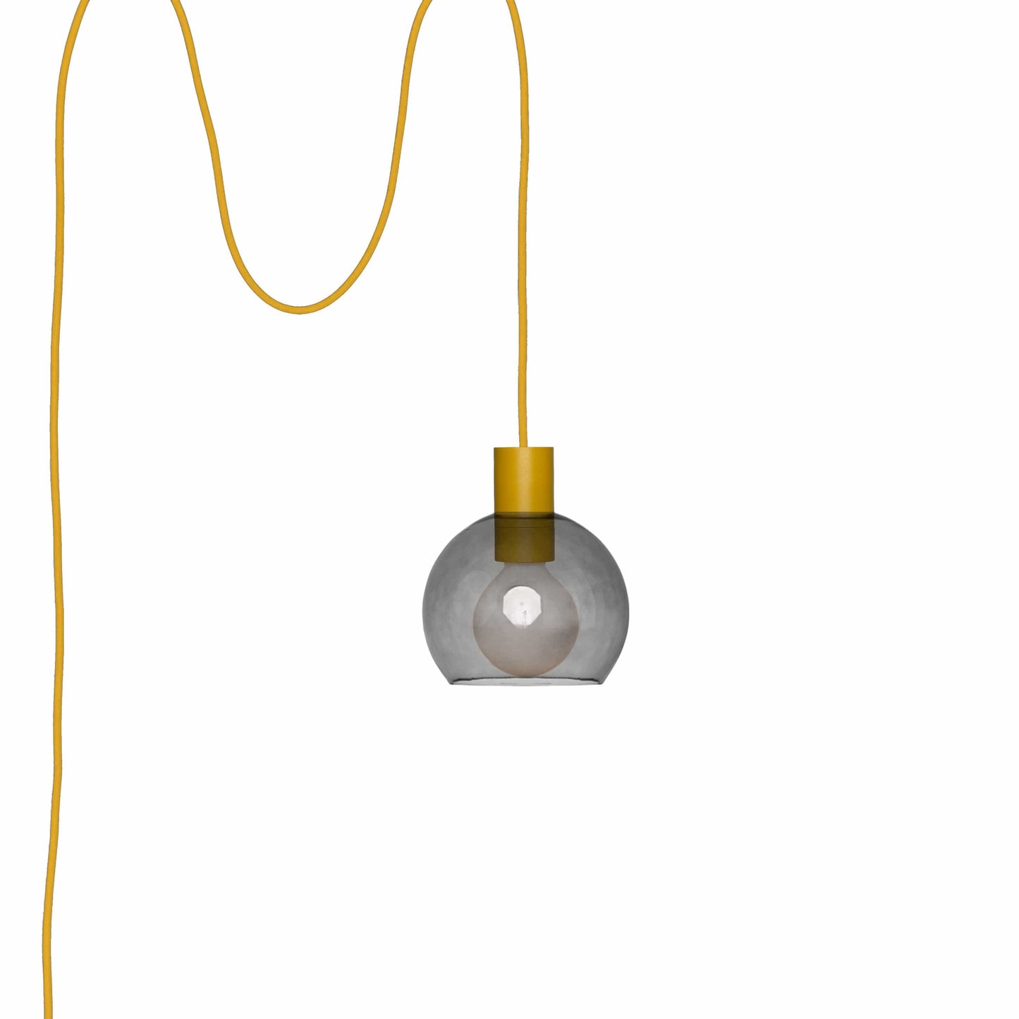 Boutique AiO Glass Globe Plug-In Pendant | 6", 8", 10", 12"