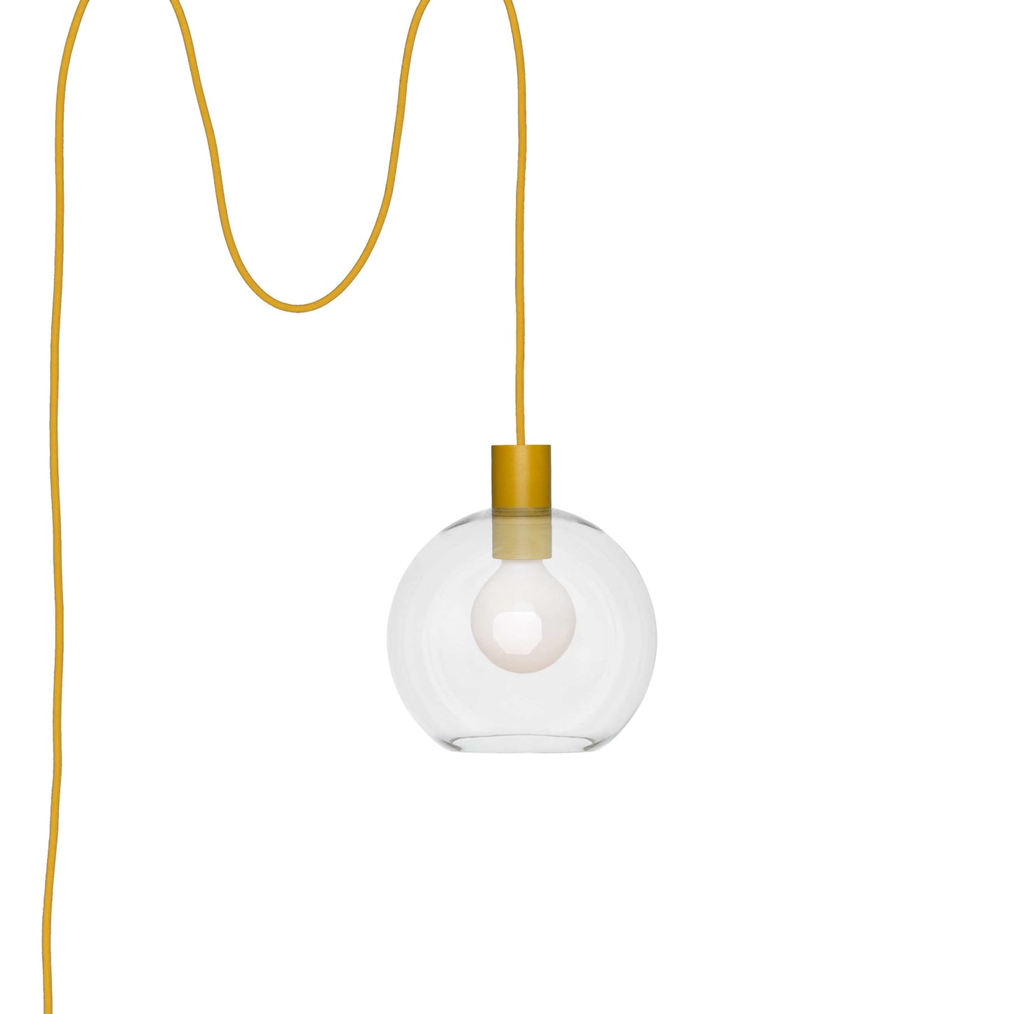 Boutique AiO Glass Globe Plug-In Pendant | 6", 8", 10", 12"