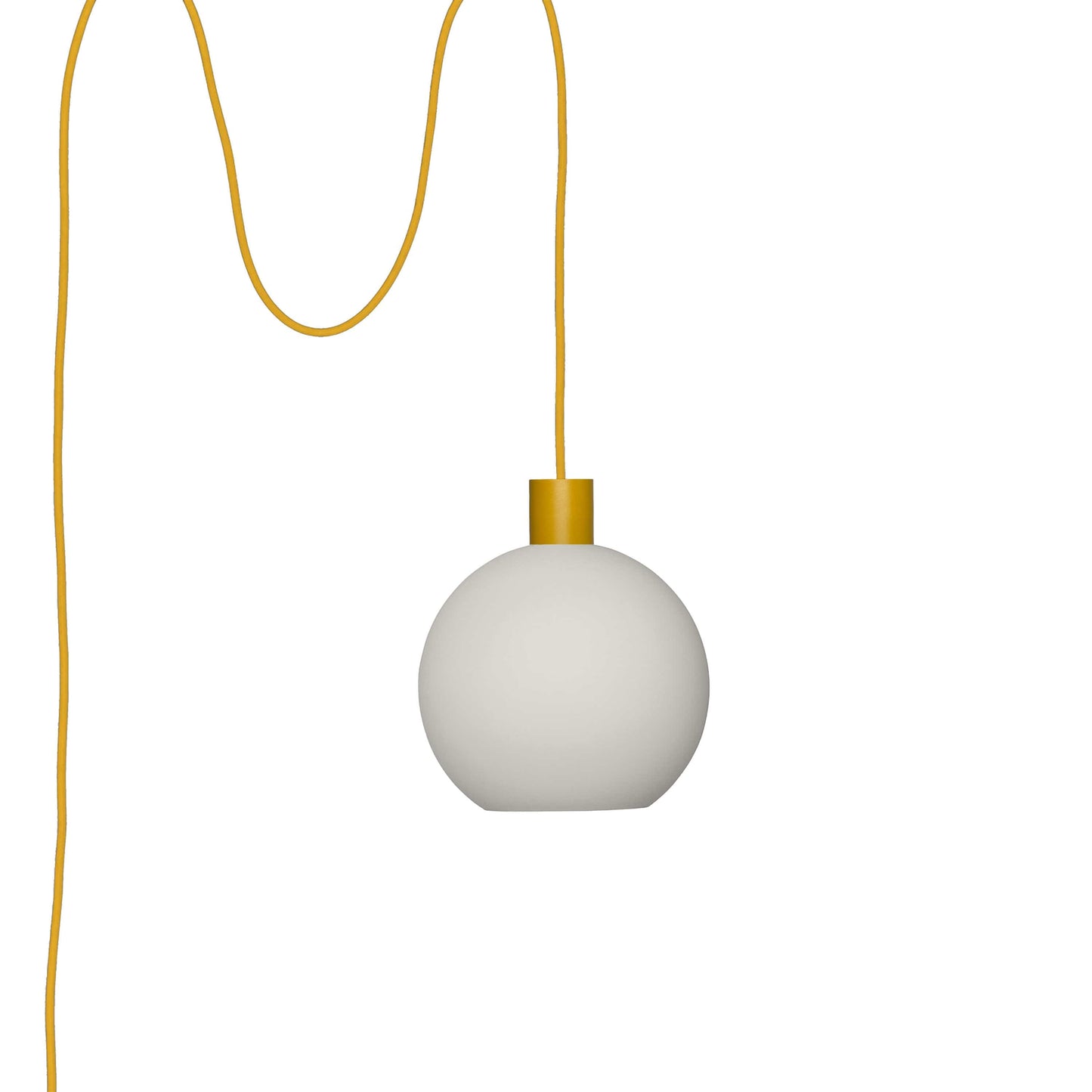 Boutique AiO Glass Globe Plug-In Pendant | 6", 8", 10", 12"