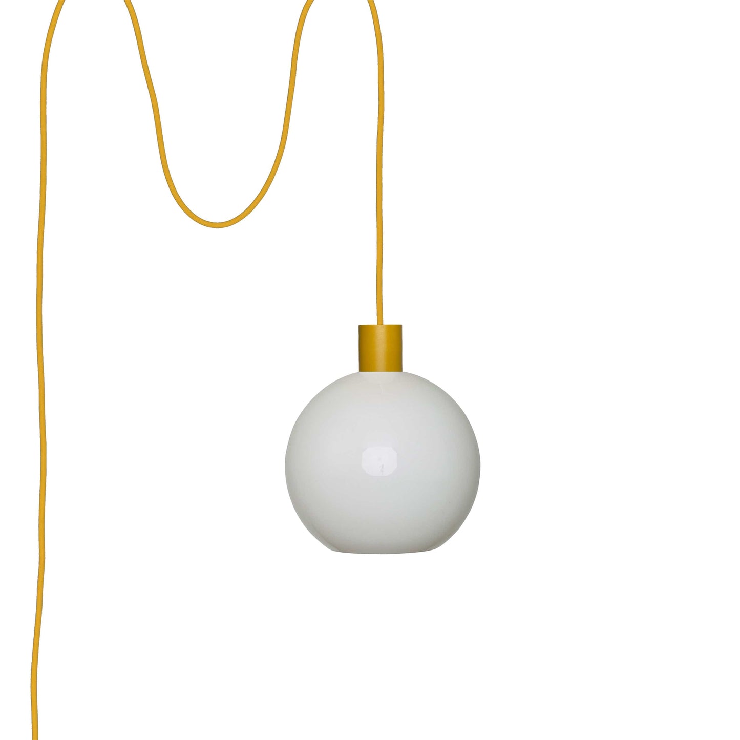 Boutique AiO Glass Globe Plug-In Pendant | 6", 8", 10", 12"