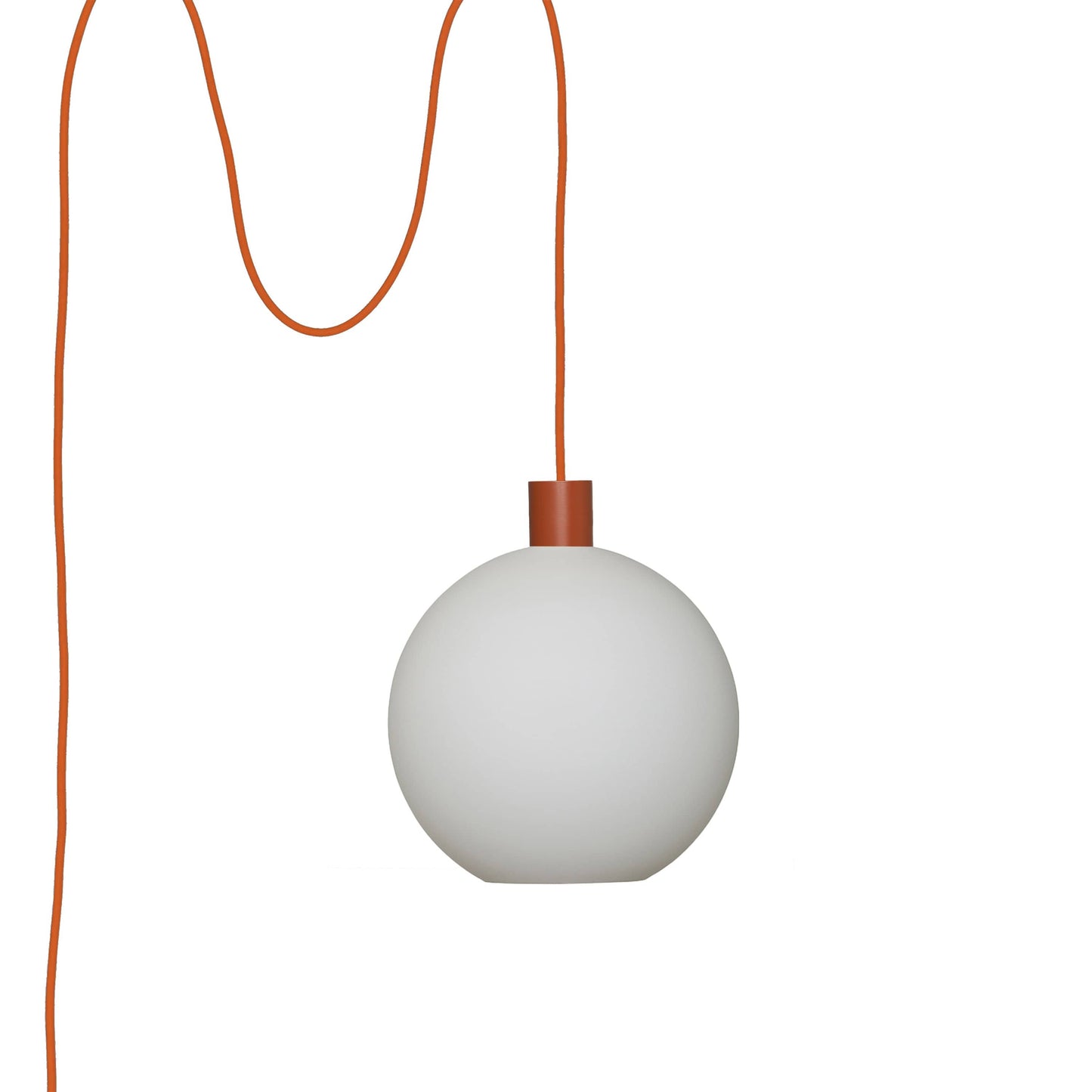 Boutique AiO Glass Globe Plug-In Pendant | 6", 8", 10", 12"