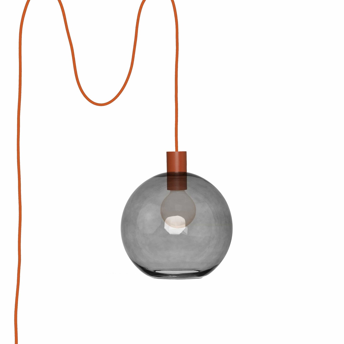 Boutique AiO Glass Globe Plug-In Pendant | 6", 8", 10", 12"