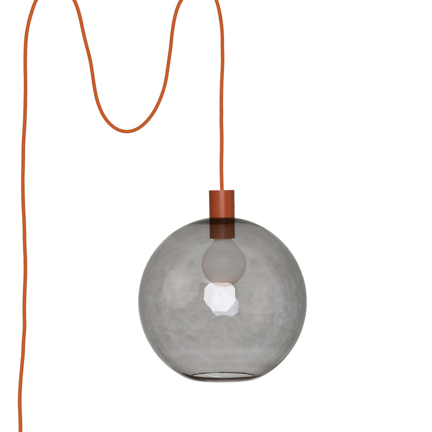 Boutique AiO Glass Globe Plug-In Pendant | 6", 8", 10", 12"