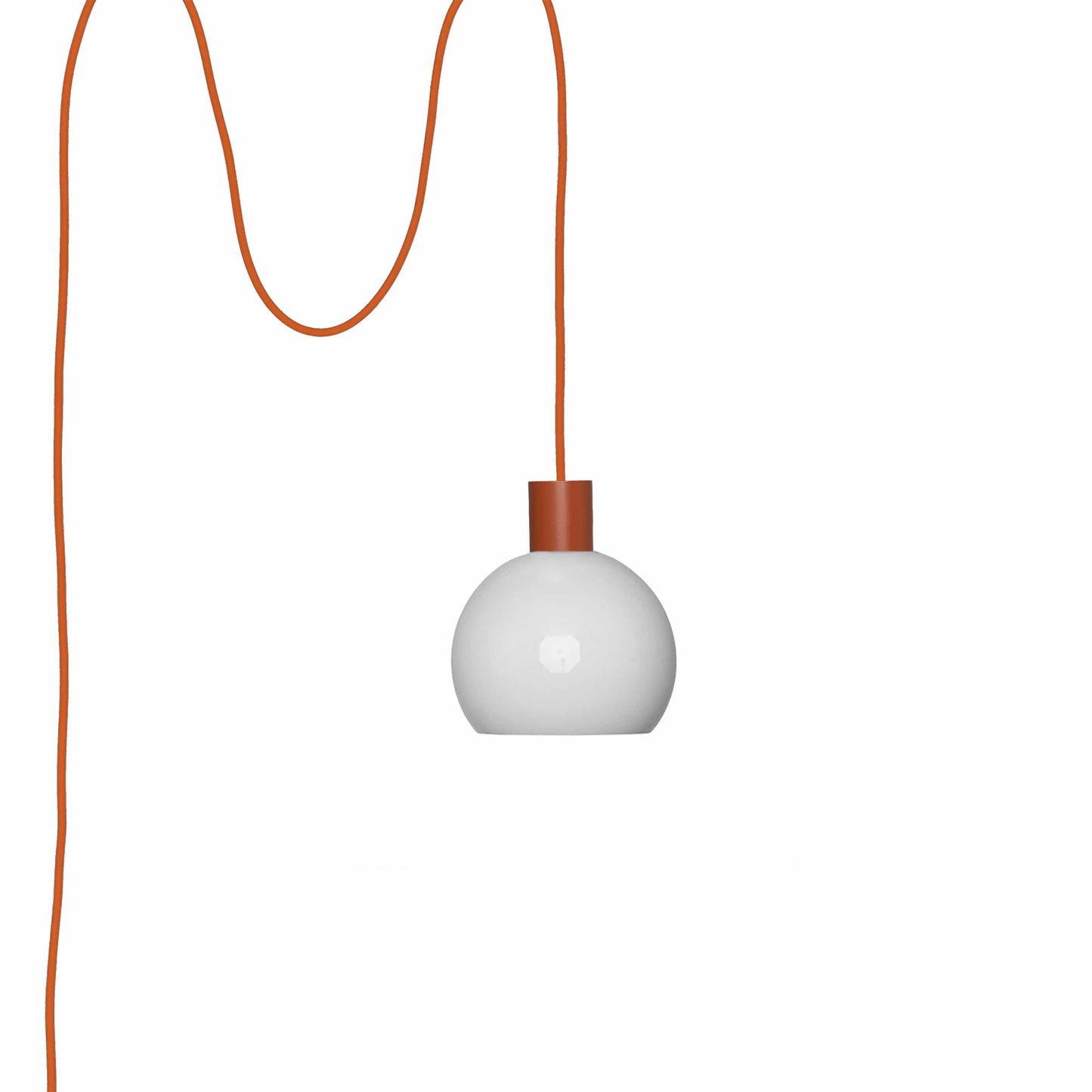 Boutique AiO Glass Globe Plug-In Pendant | 6", 8", 10", 12"