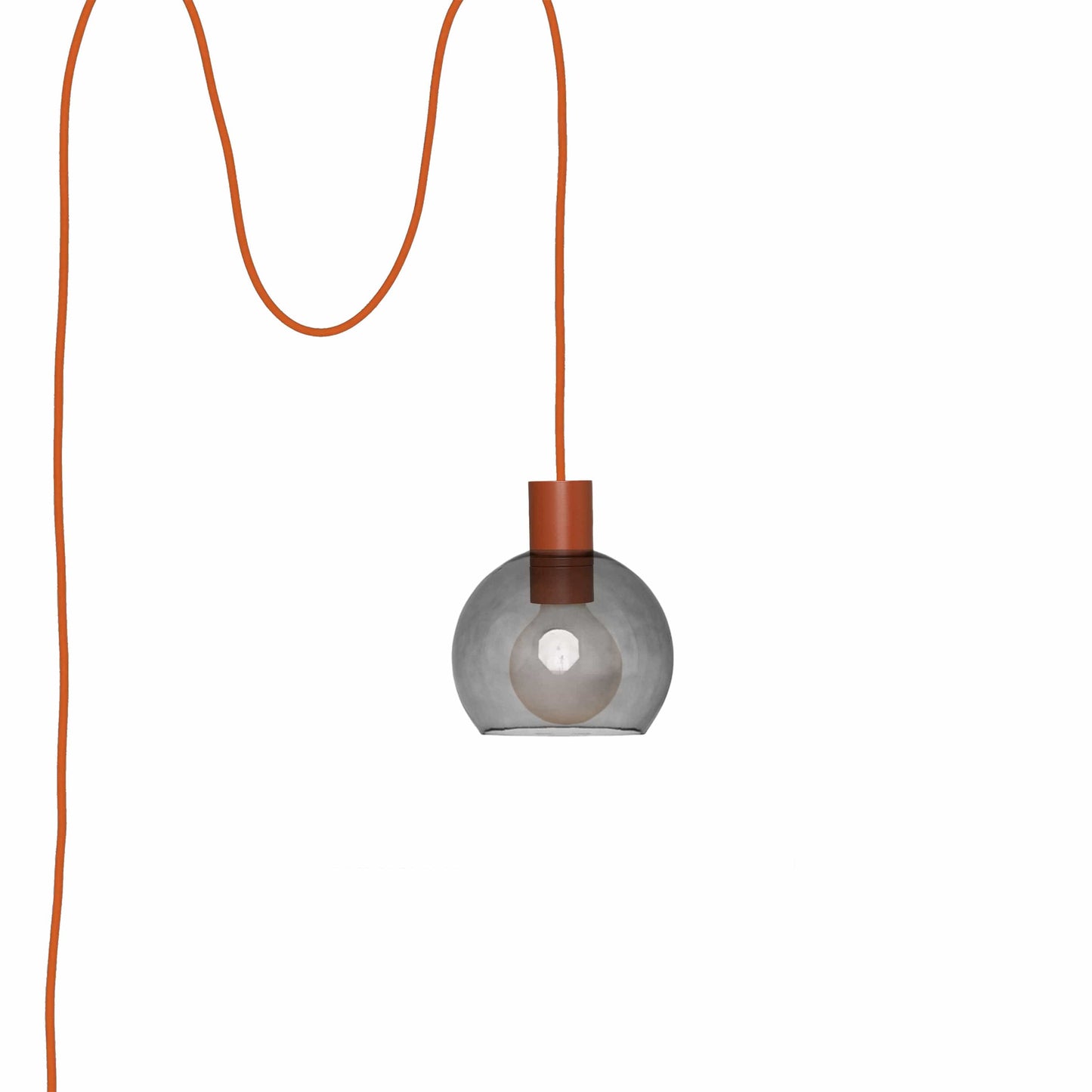 Boutique AiO Glass Globe Plug-In Pendant | 6", 8", 10", 12"
