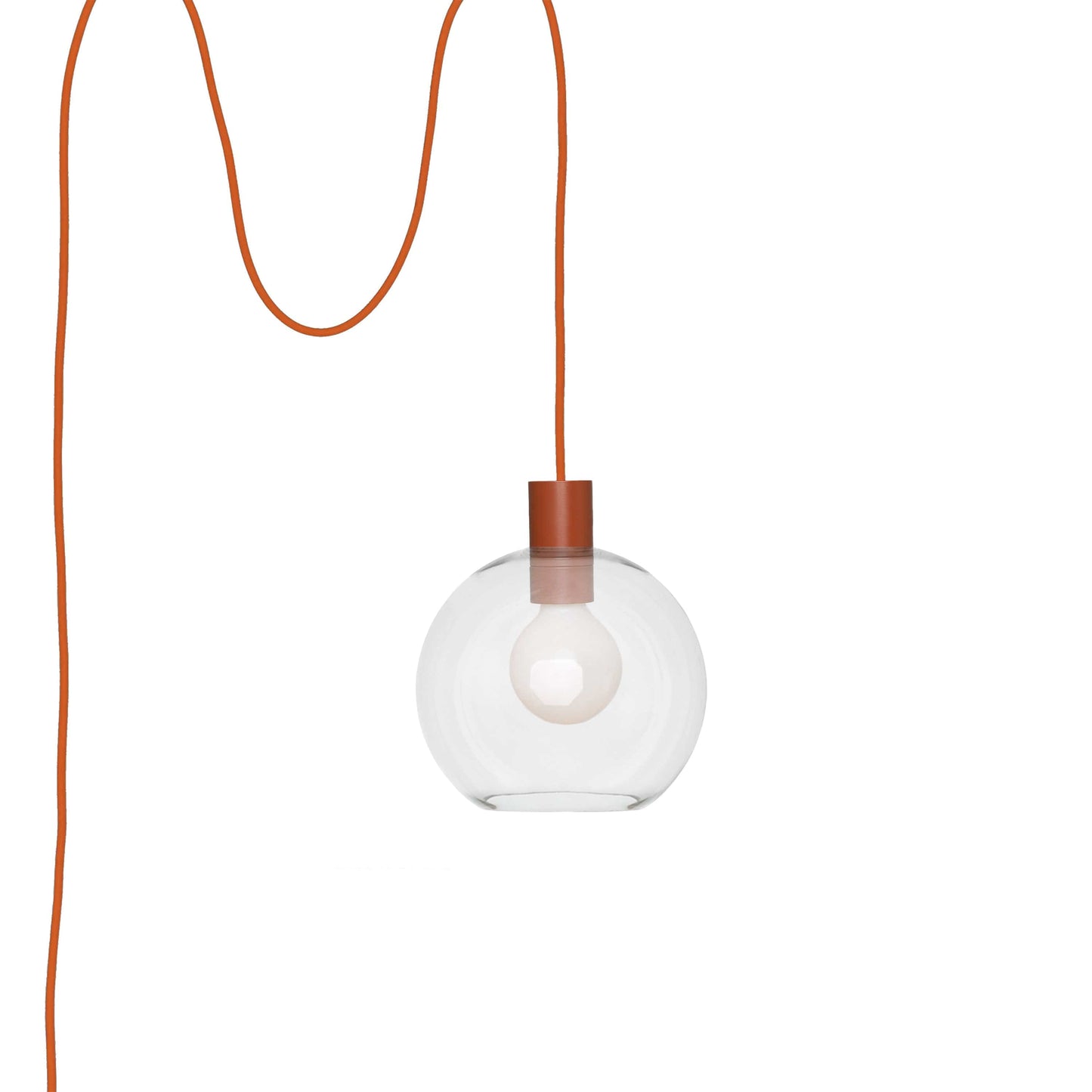 Boutique AiO Glass Globe Plug-In Pendant | 6", 8", 10", 12"
