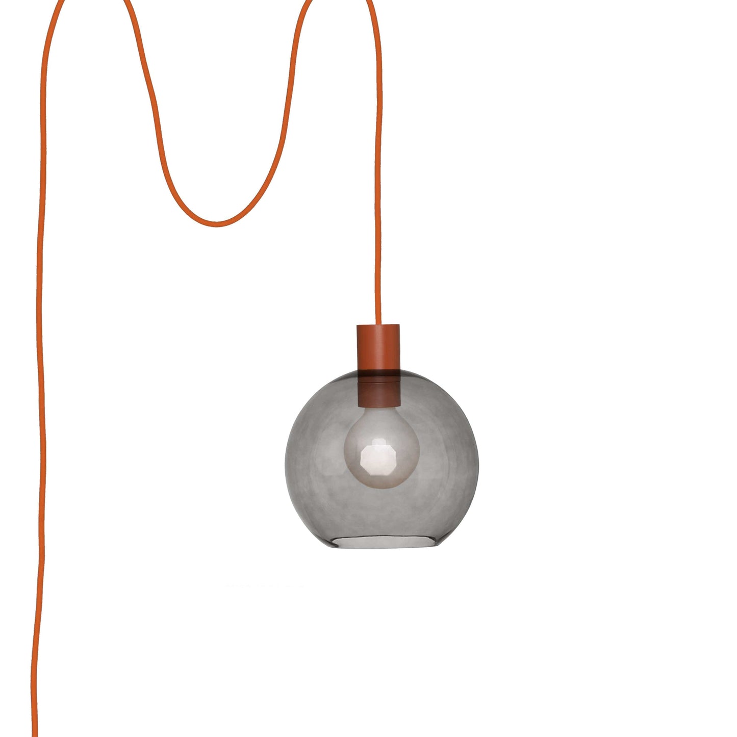 Boutique AiO Glass Globe Plug-In Pendant | 6", 8", 10", 12"
