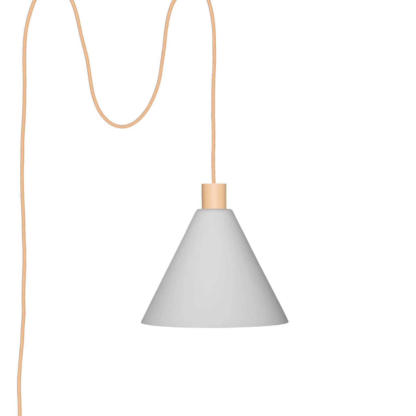 Boutique AiO Glass Cone Plug-In Pendant | 6in or 11in