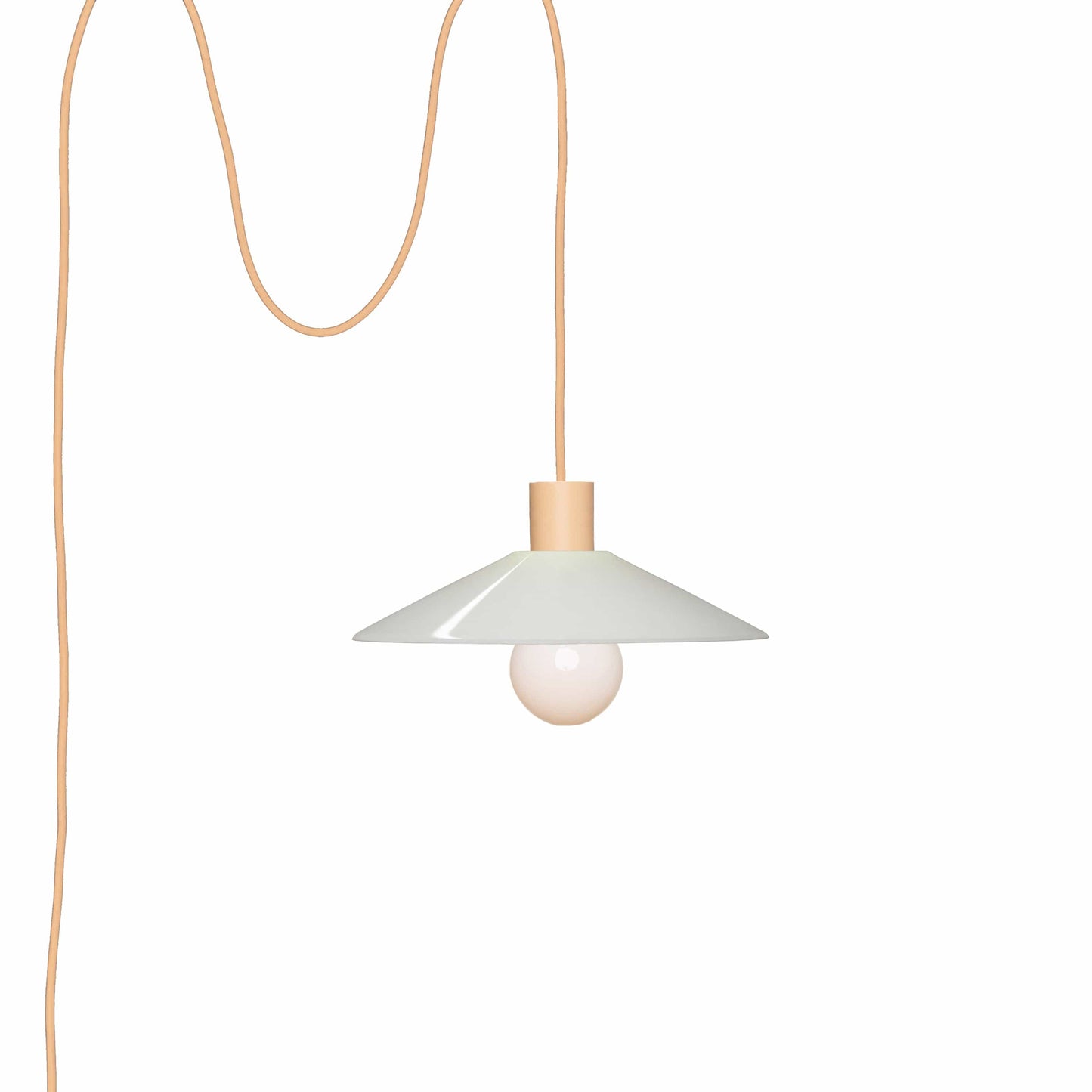 Boutique AiO Glass Slope Plug-In Pendant