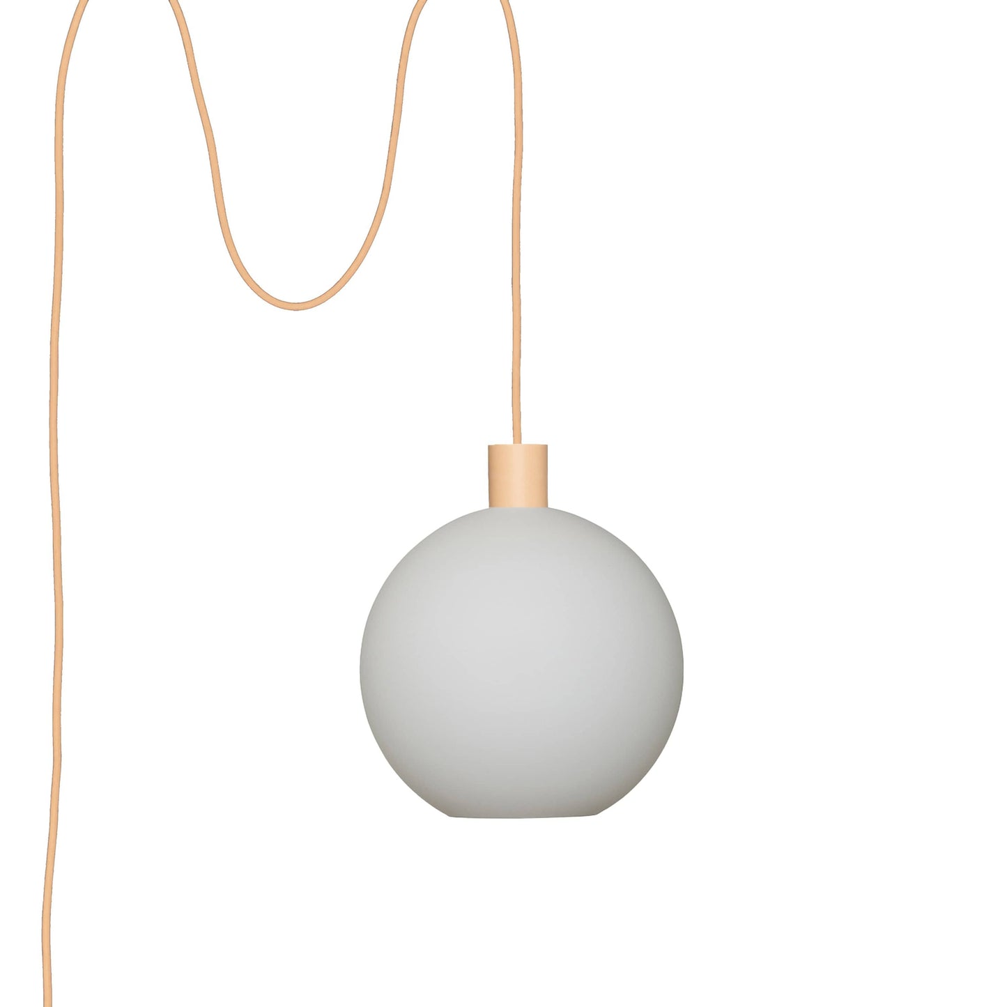 Boutique AiO Glass Globe Plug-In Pendant | 6", 8", 10", 12"
