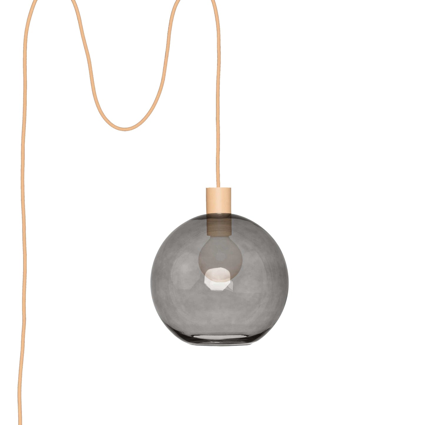 Boutique AiO Glass Globe Plug-In Pendant | 6", 8", 10", 12"