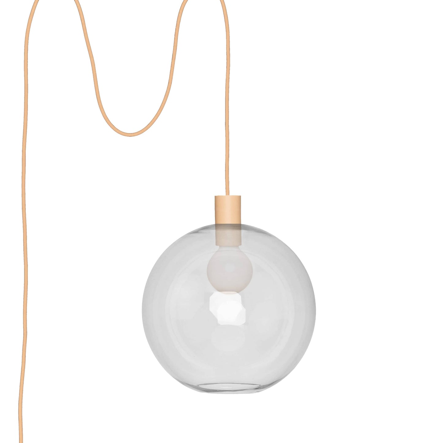 Boutique AiO Glass Globe Plug-In Pendant | 6", 8", 10", 12"