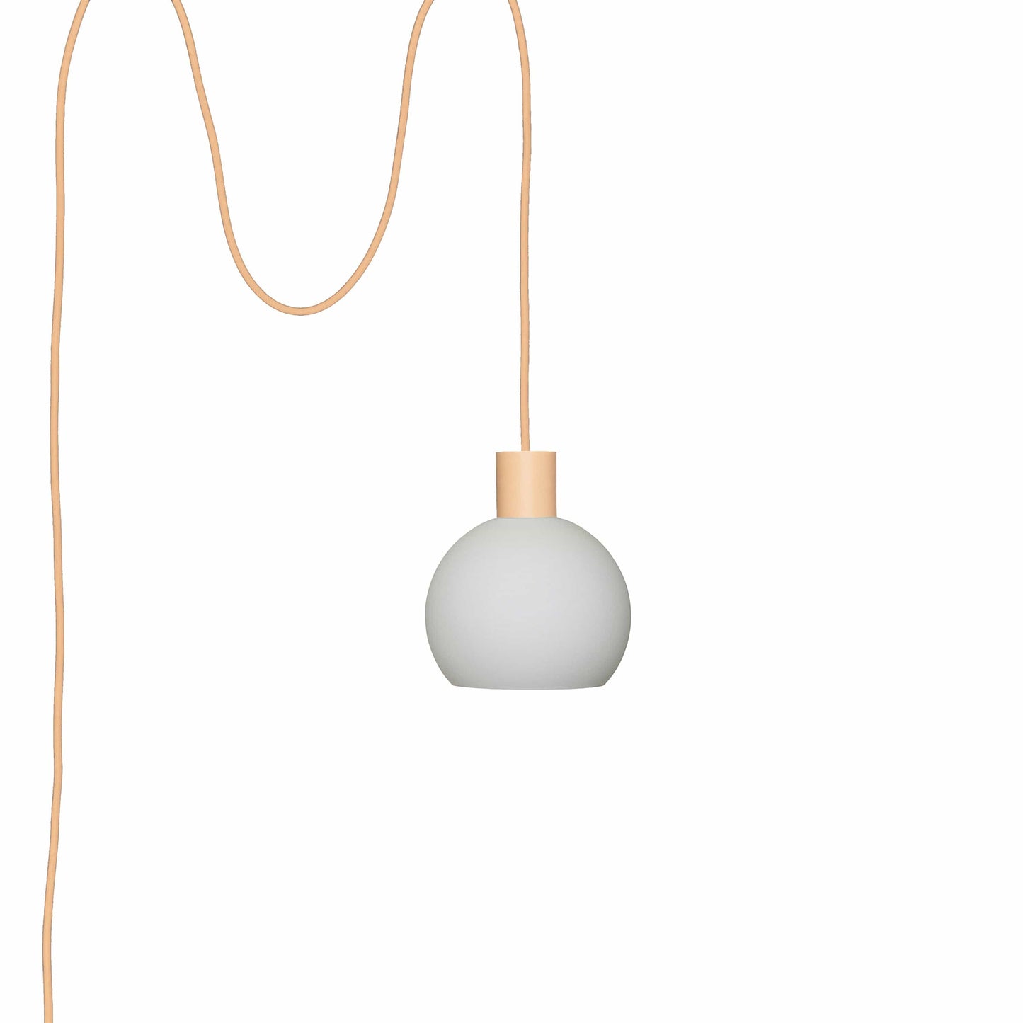 Boutique AiO Glass Globe Plug-In Pendant | 6", 8", 10", 12"