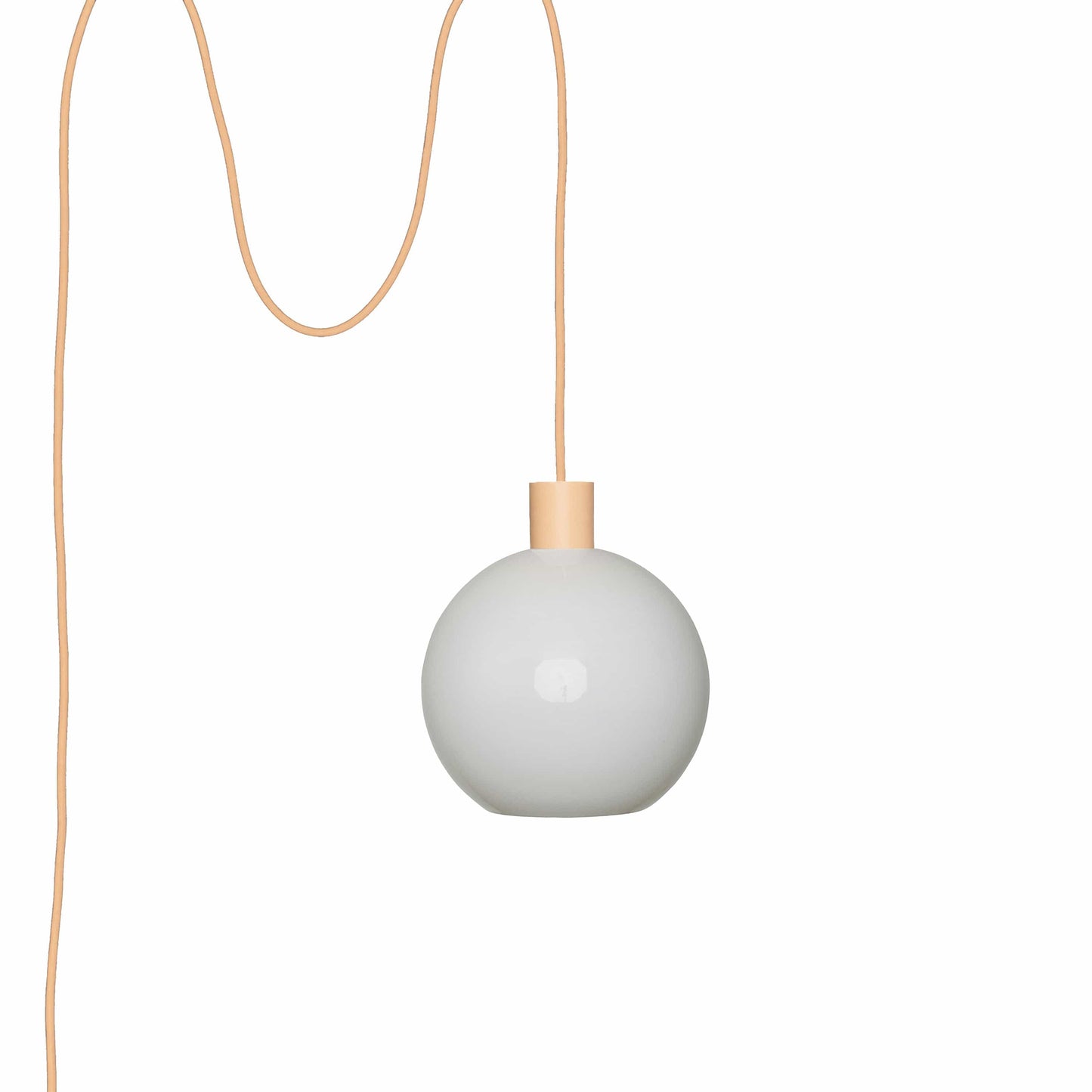 Boutique AiO Glass Globe Plug-In Pendant | 6", 8", 10", 12"