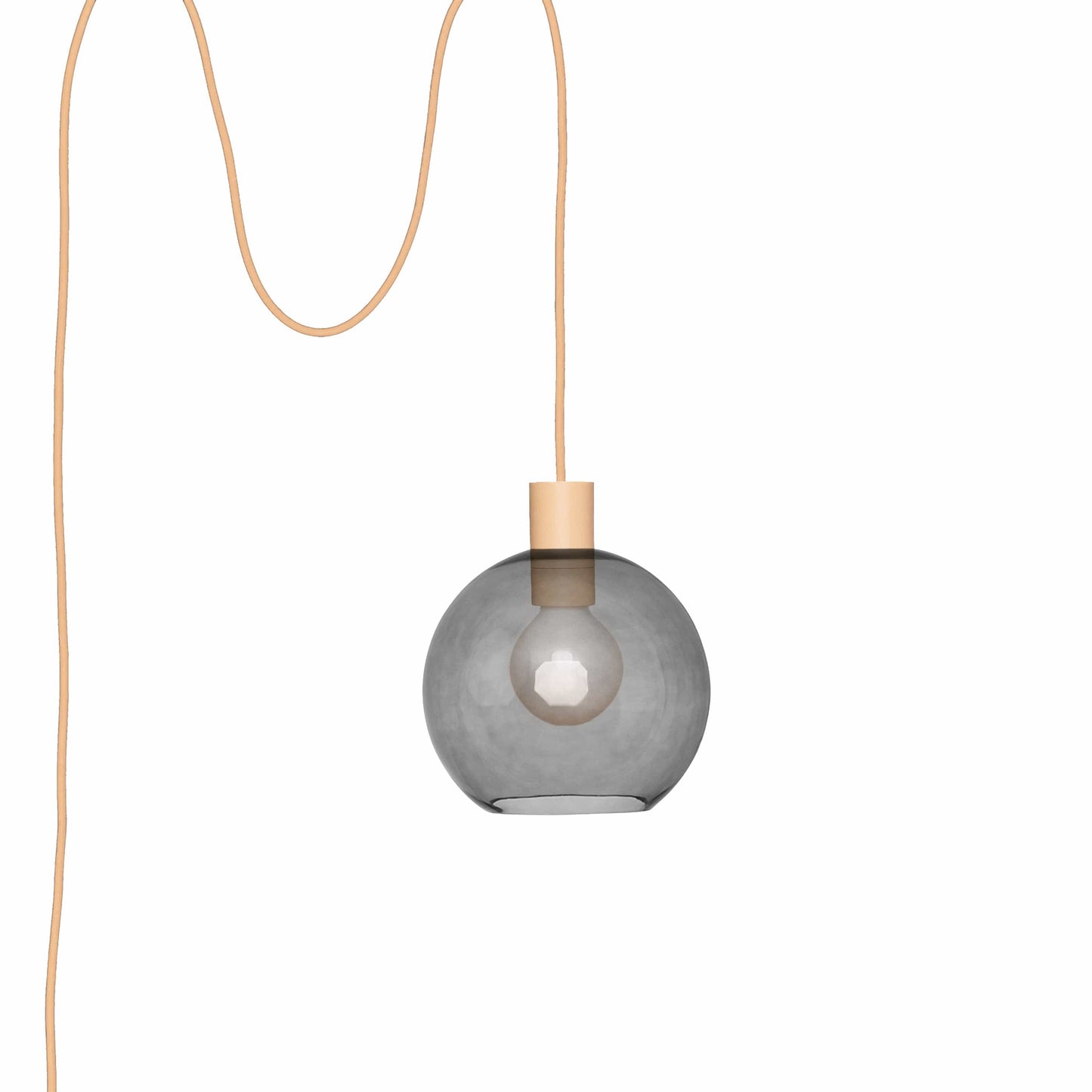 Boutique AiO Glass Globe Plug-In Pendant | 6", 8", 10", 12"