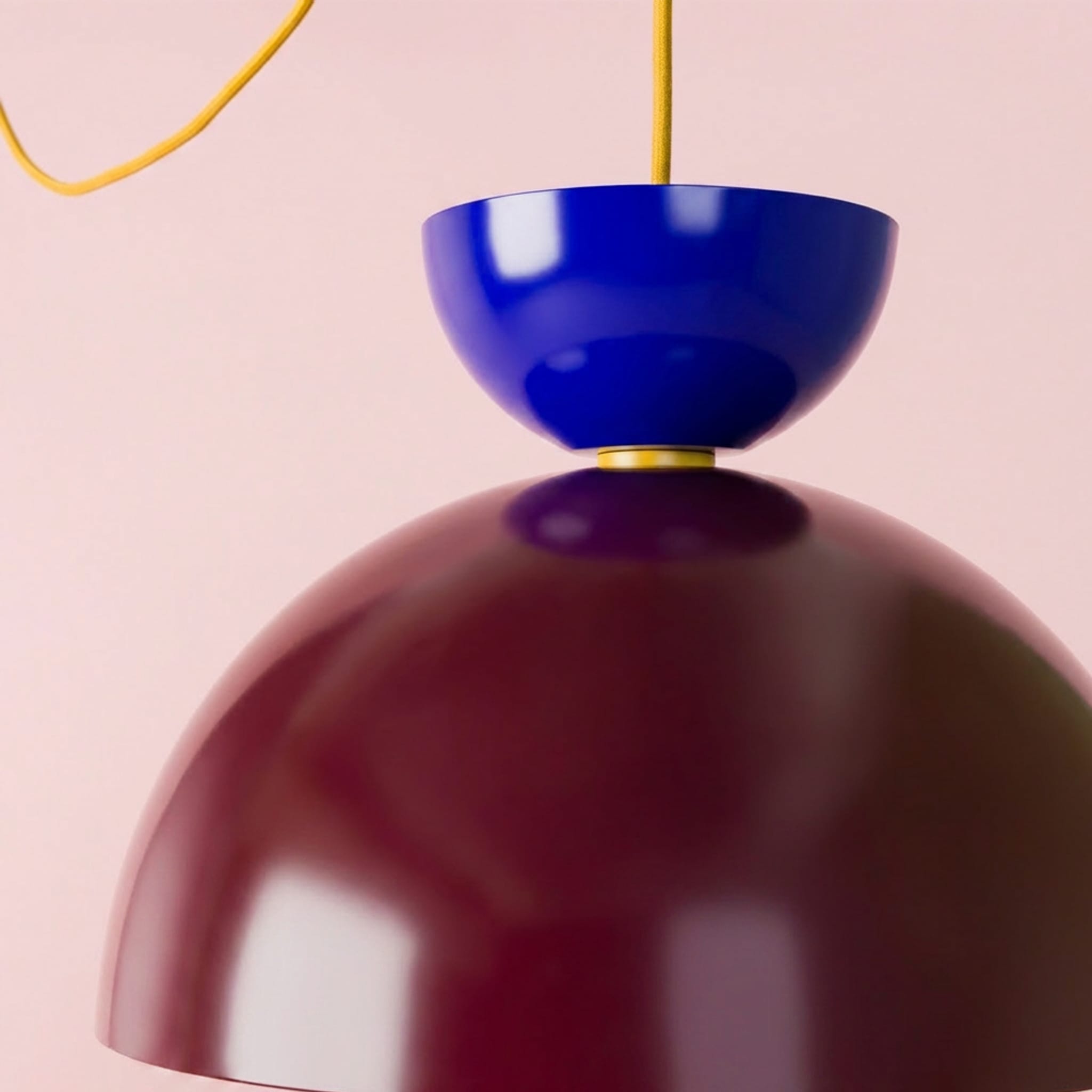 Horizon Dome Strata AiO Plug-In Pendant - Chroma Color Block