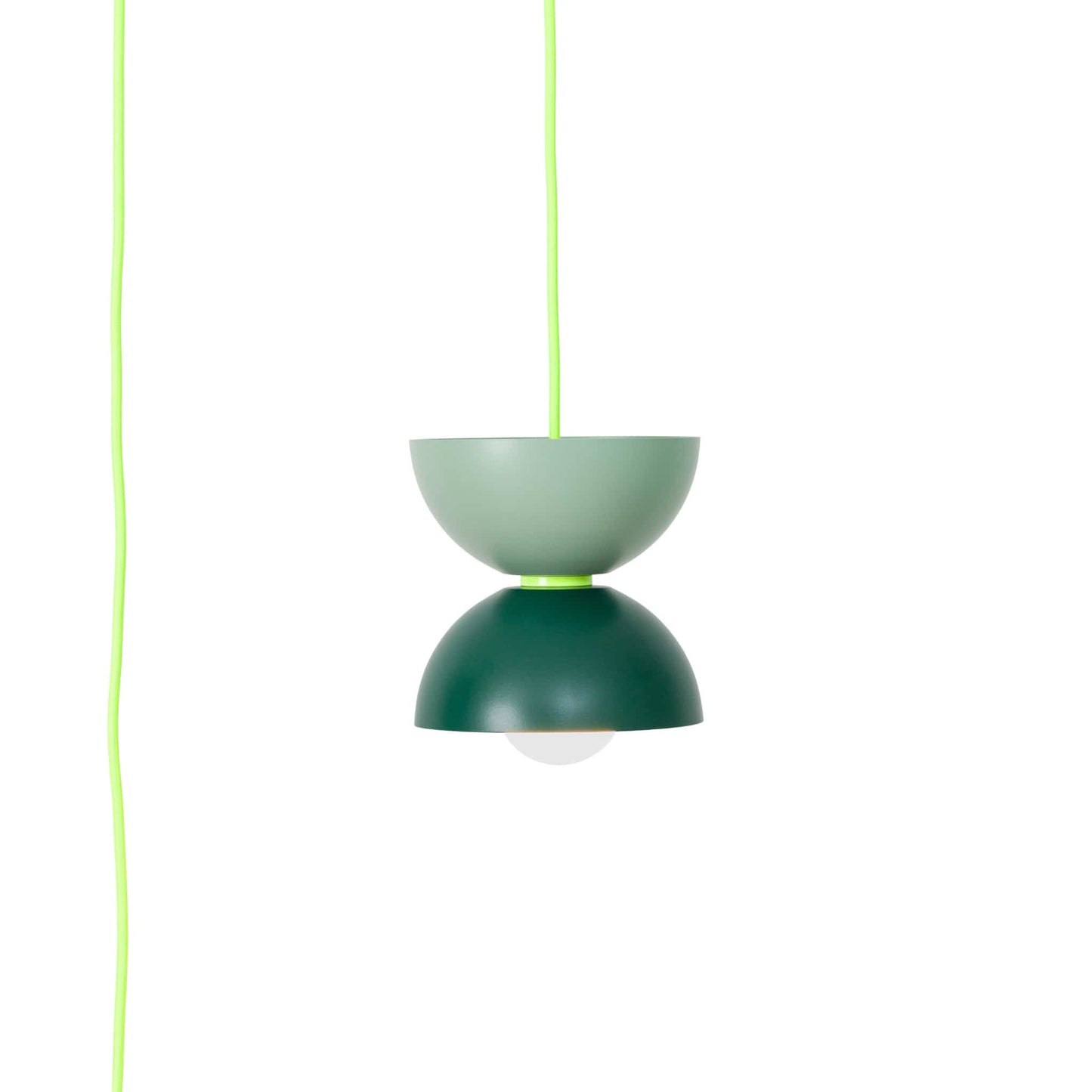 Horizon 7" Dome Duo AiO Plug-In Pendant - Chroma Color Block