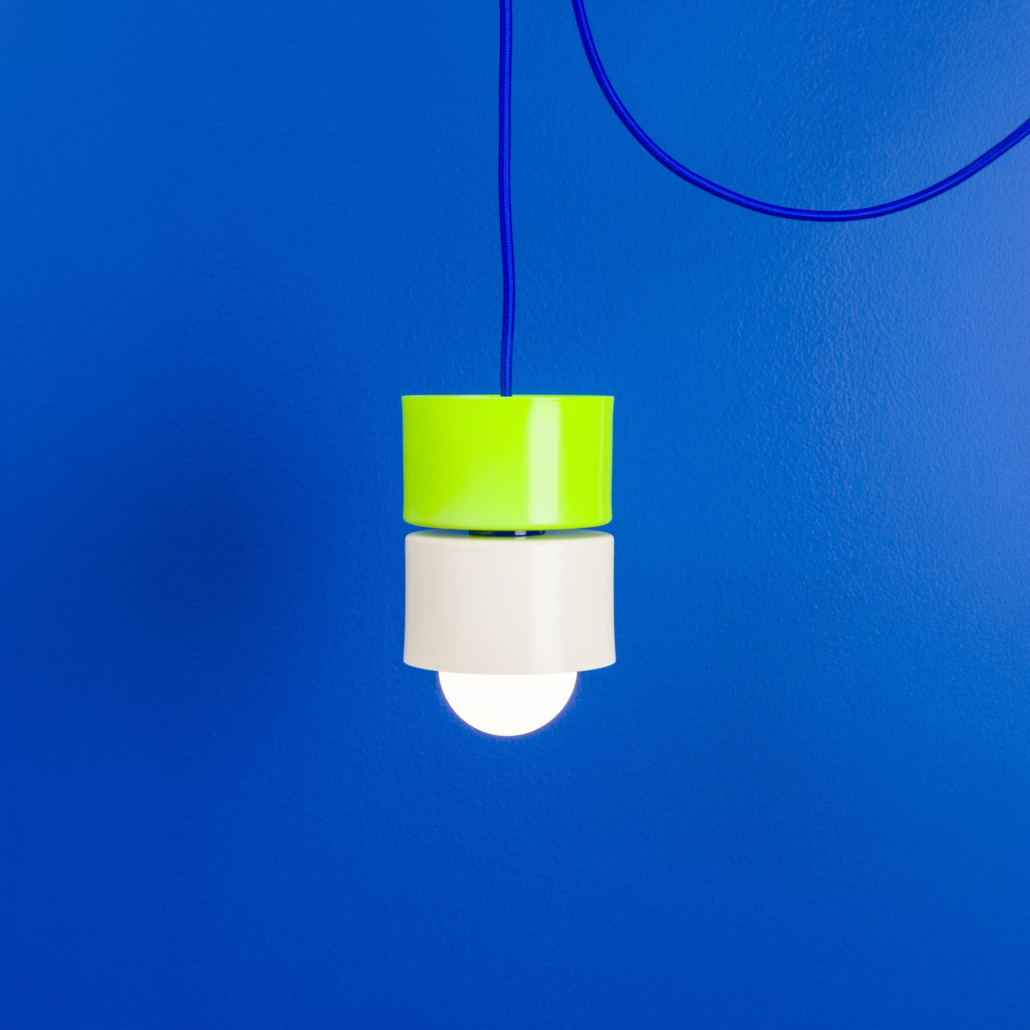 Puck Duo AiO Plug-In Pendant - Chroma Color Block