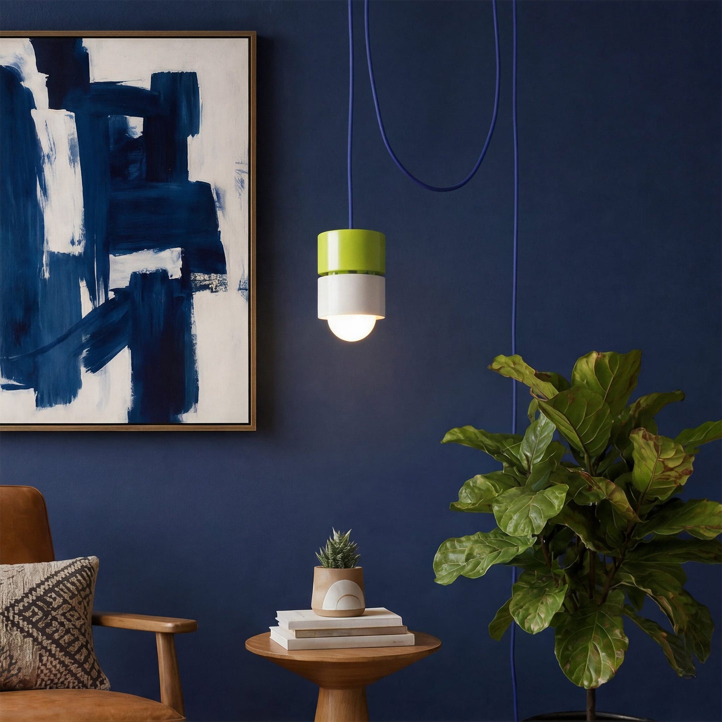 Puck Duo AiO Plug-In Pendant - Chroma Color Block