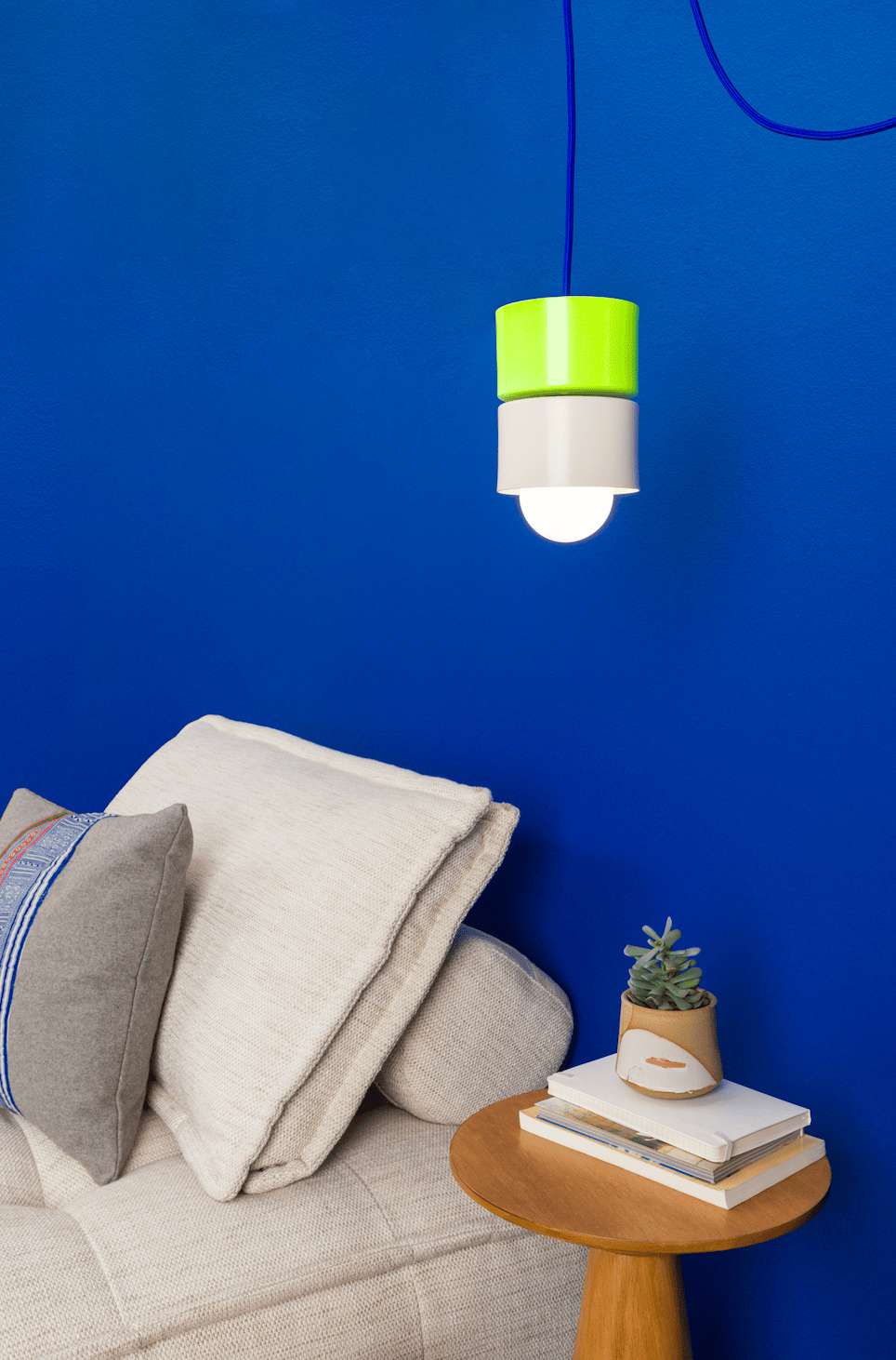 Puck Duo AiO Plug-In Pendant - Chroma Color Block