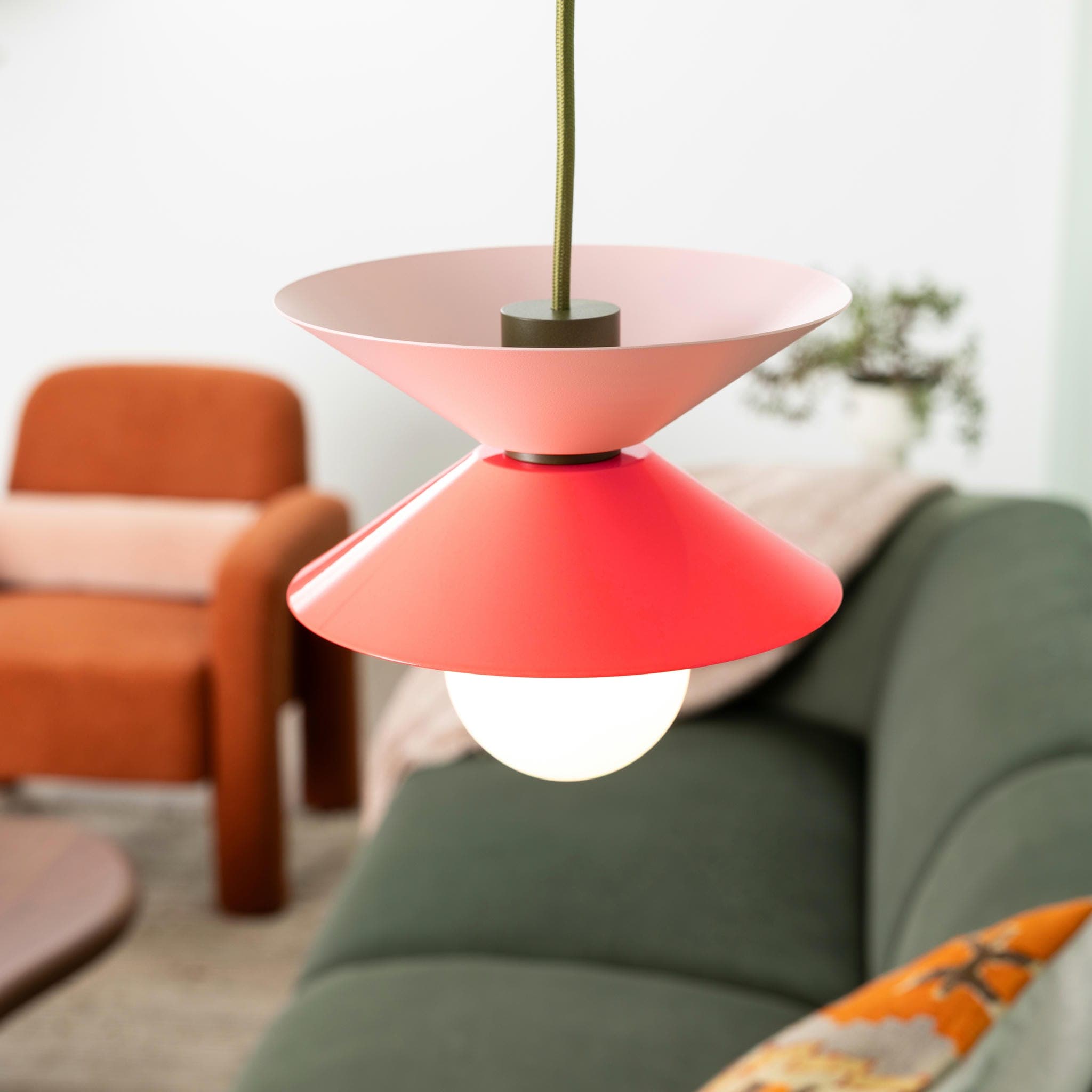 Mini Slope Duo AiO Plug-In Pendant - Chroma Color Block