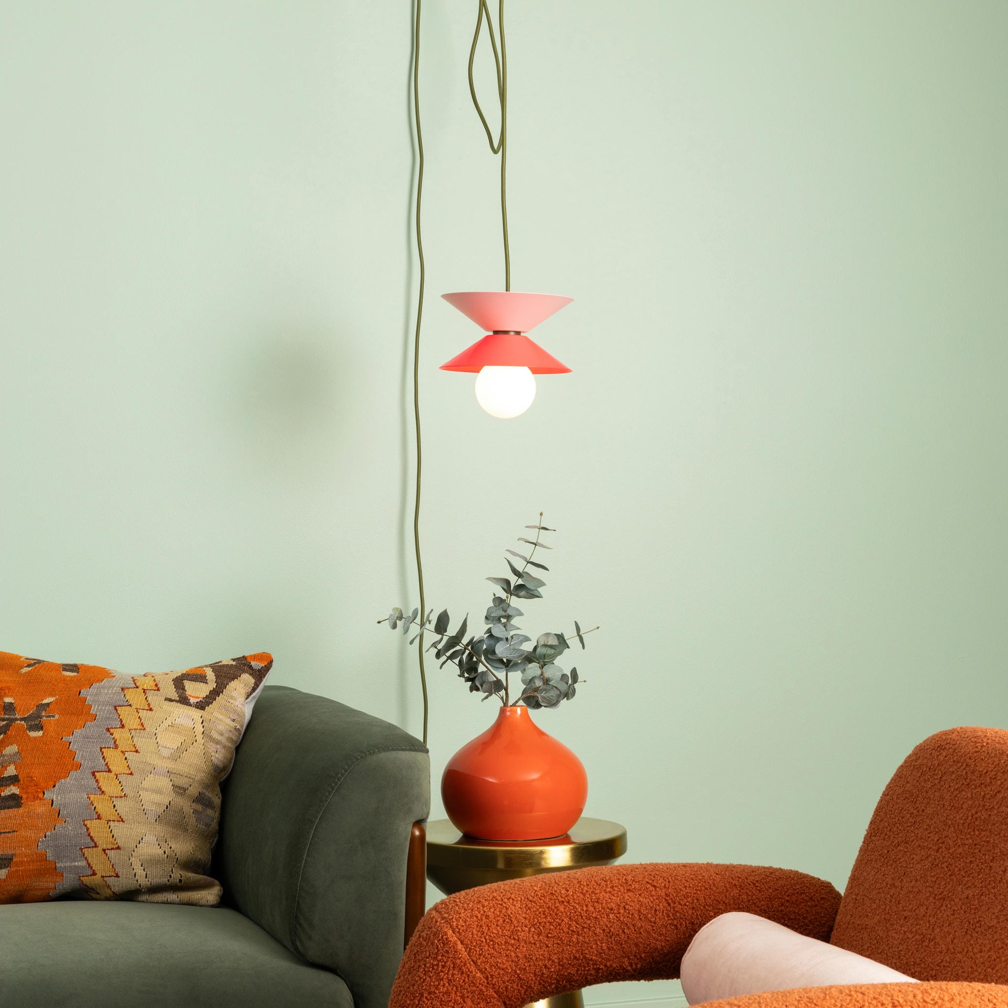 Mini Slope Duo AiO Plug-In Pendant - Chroma Color Block