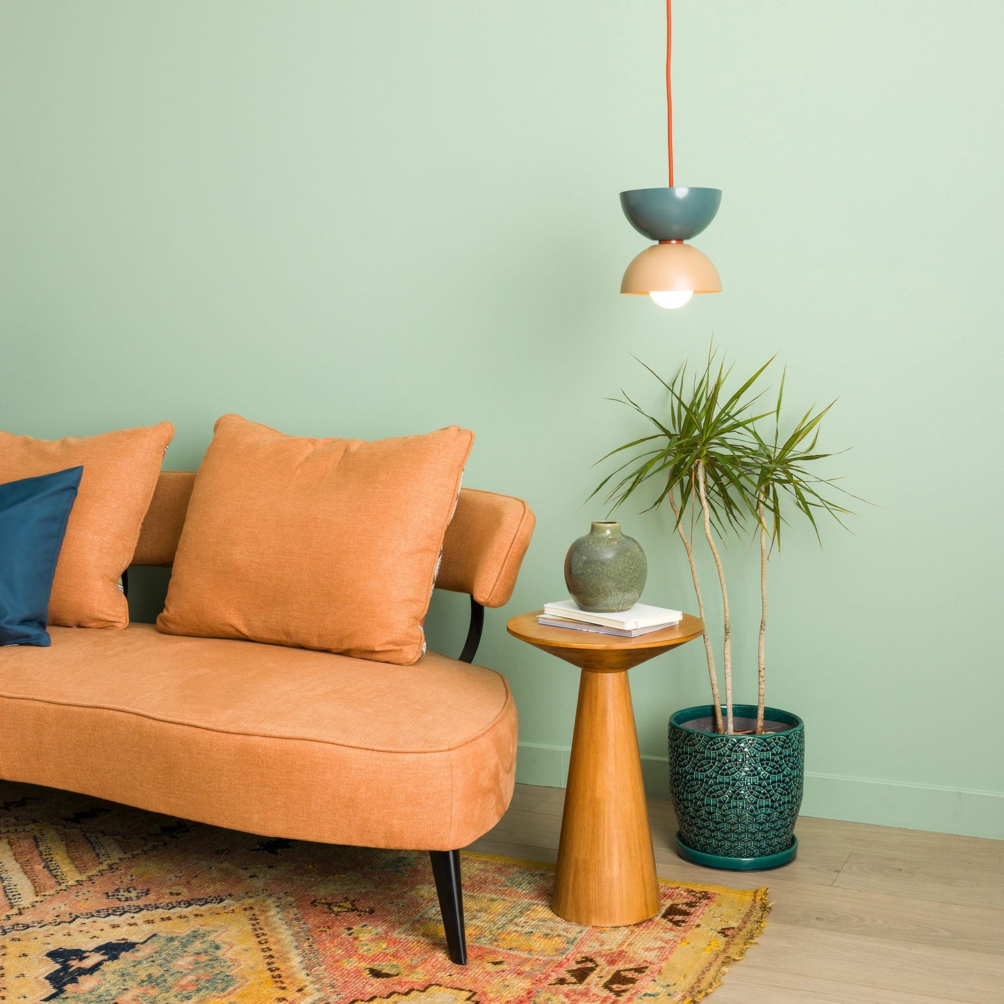 Horizon 7" Dome Duo AiO Pendant - Chroma Color Block