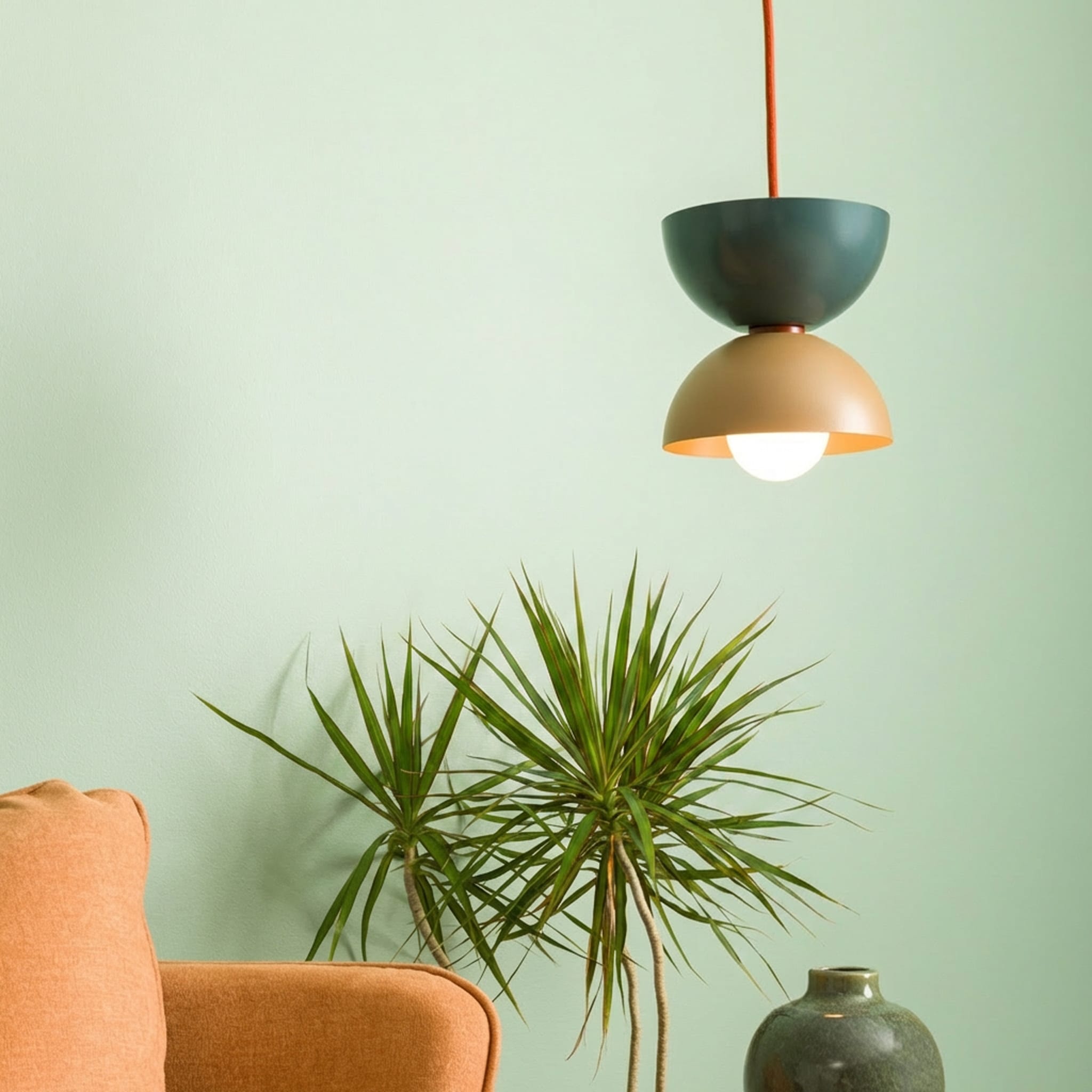 Horizon 7" Dome Duo AiO Pendant - Chroma Color Block
