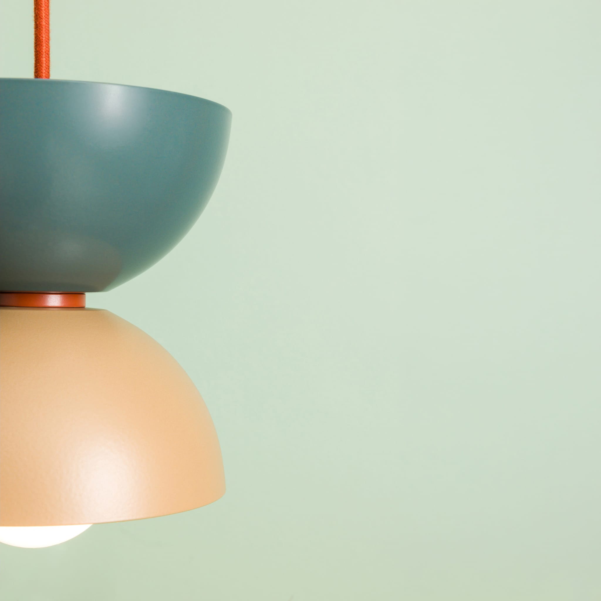 Horizon 7" Dome Duo AiO Pendant - Chroma Color Block