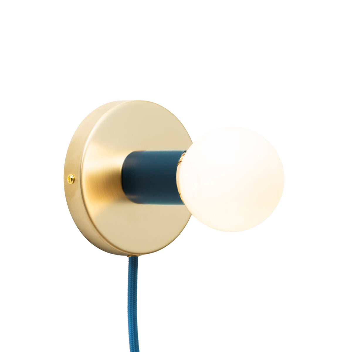 Push Button Wall Sconce | Shop Polished Copper Wall Sconces – Color ...