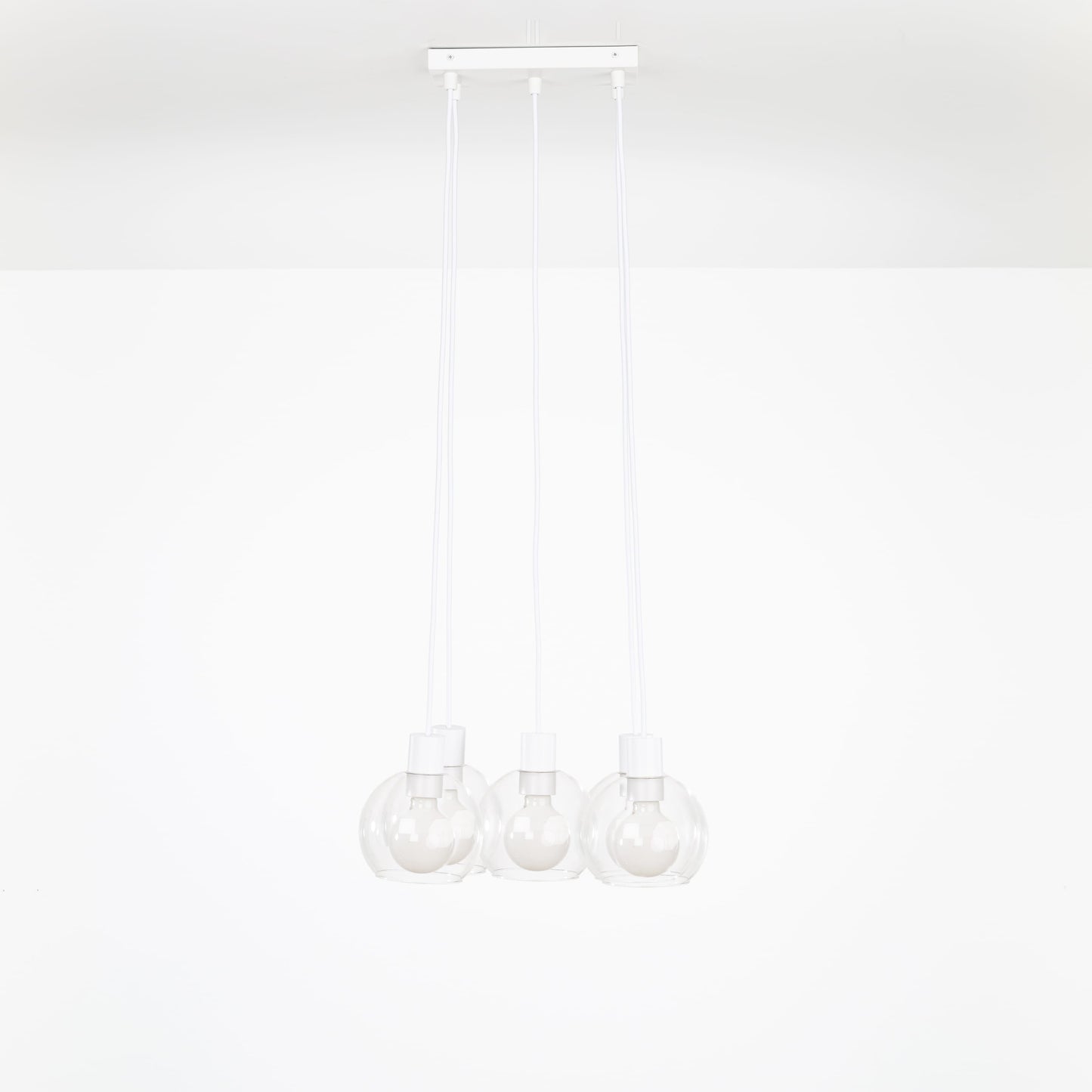 AiO Dash Multiport Chandelier - 6 Inch Glass Globe