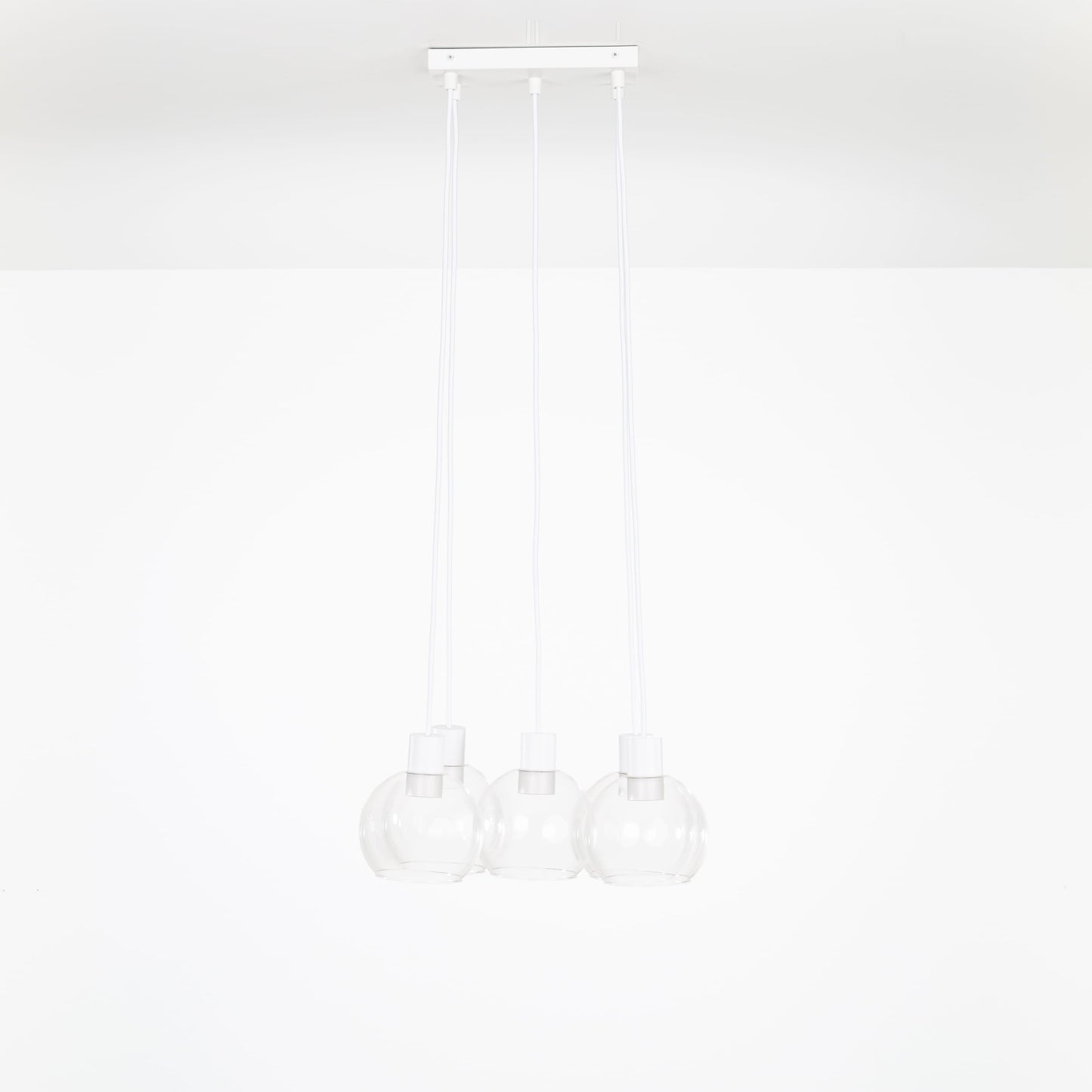 AiO Dash Multiport Chandelier - 6 Inch Glass Globe