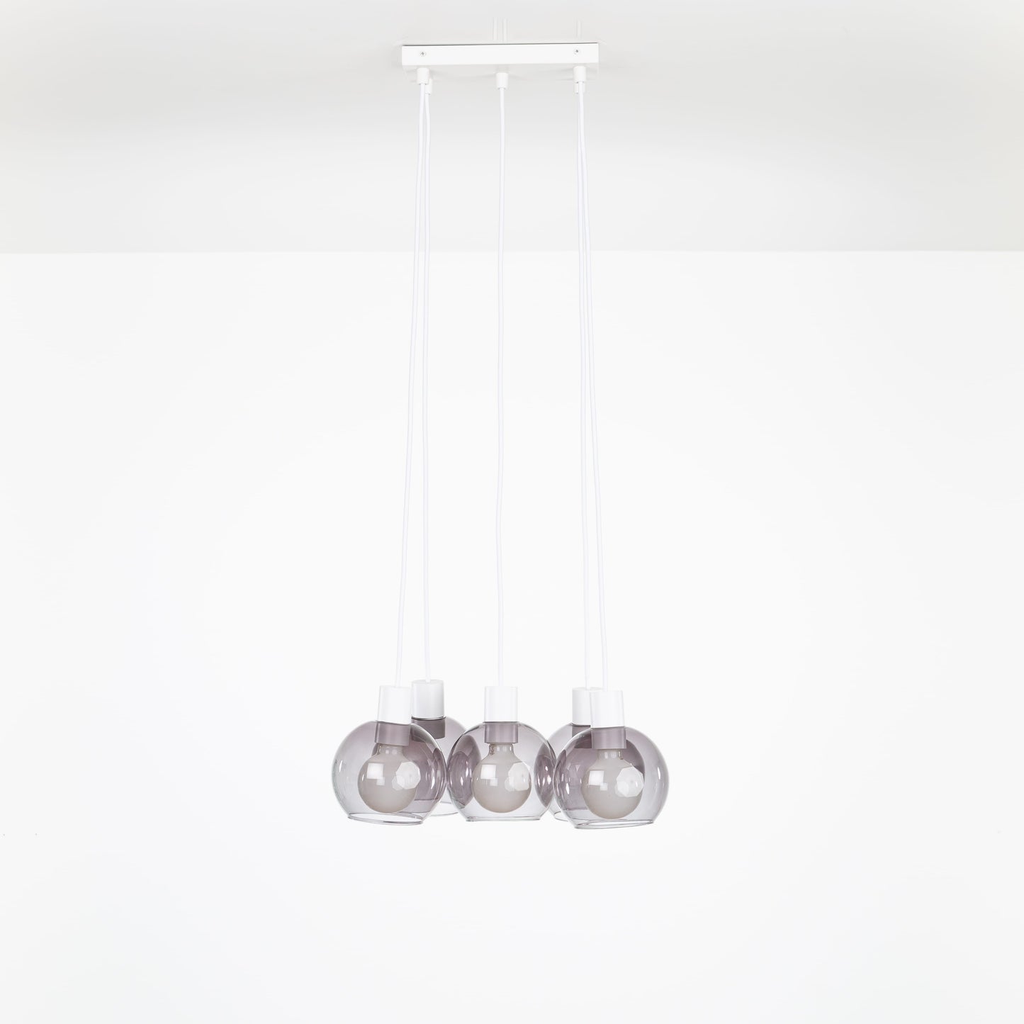 AiO Dash Multiport Chandelier - 6 Inch Glass Globe