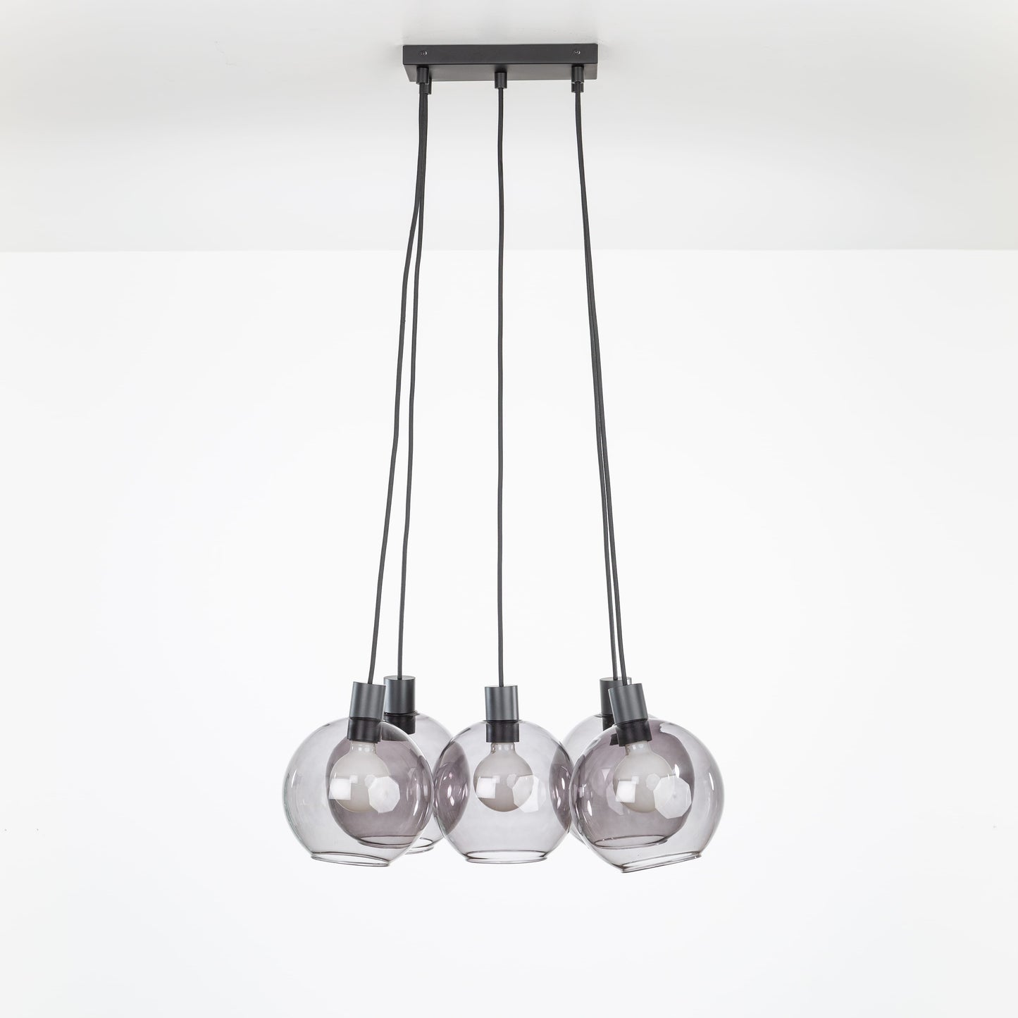 AiO Dash Multiport Chandelier - 8 Inch Glass Globe