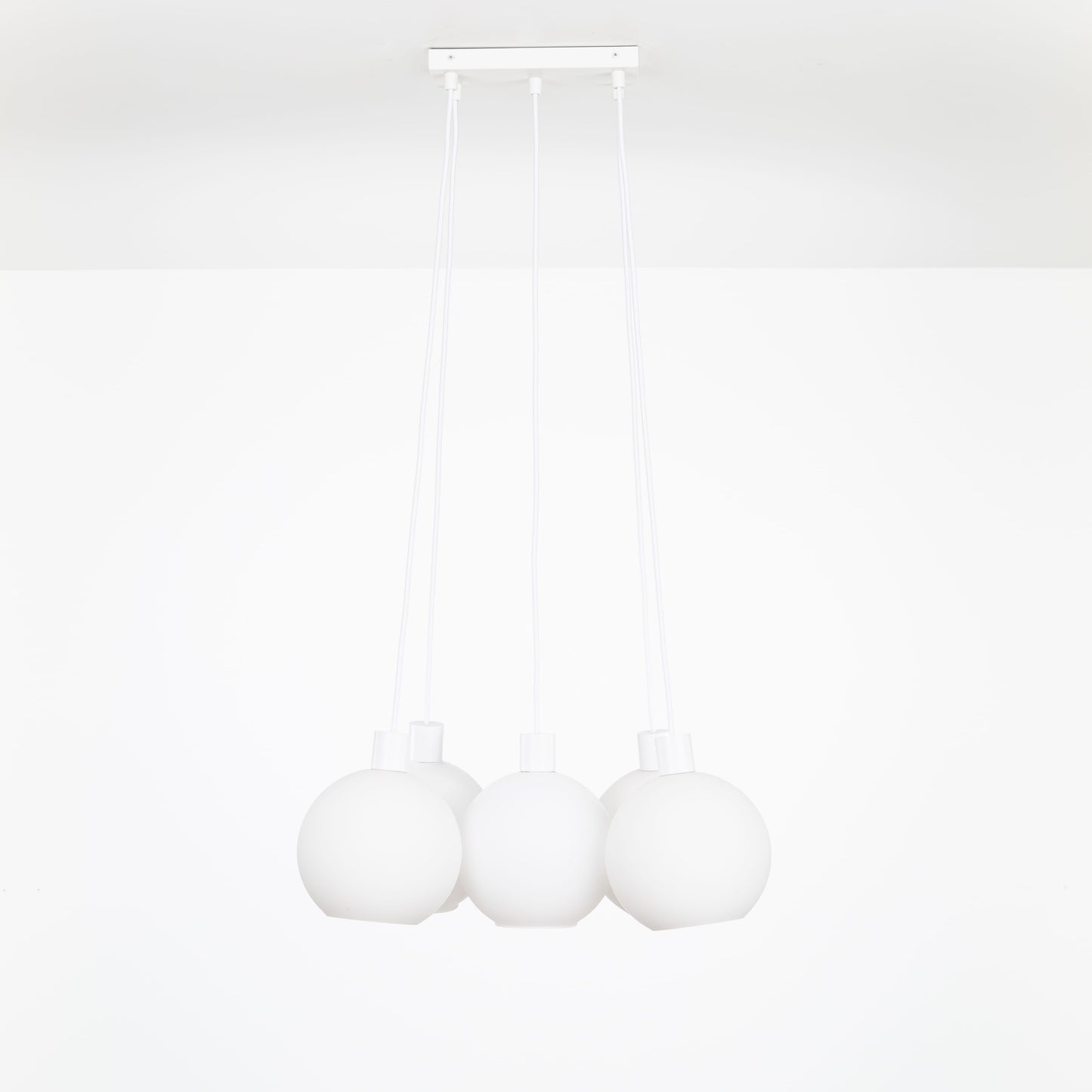 AiO Dash Multiport Chandelier - 8 Inch Glass Globe