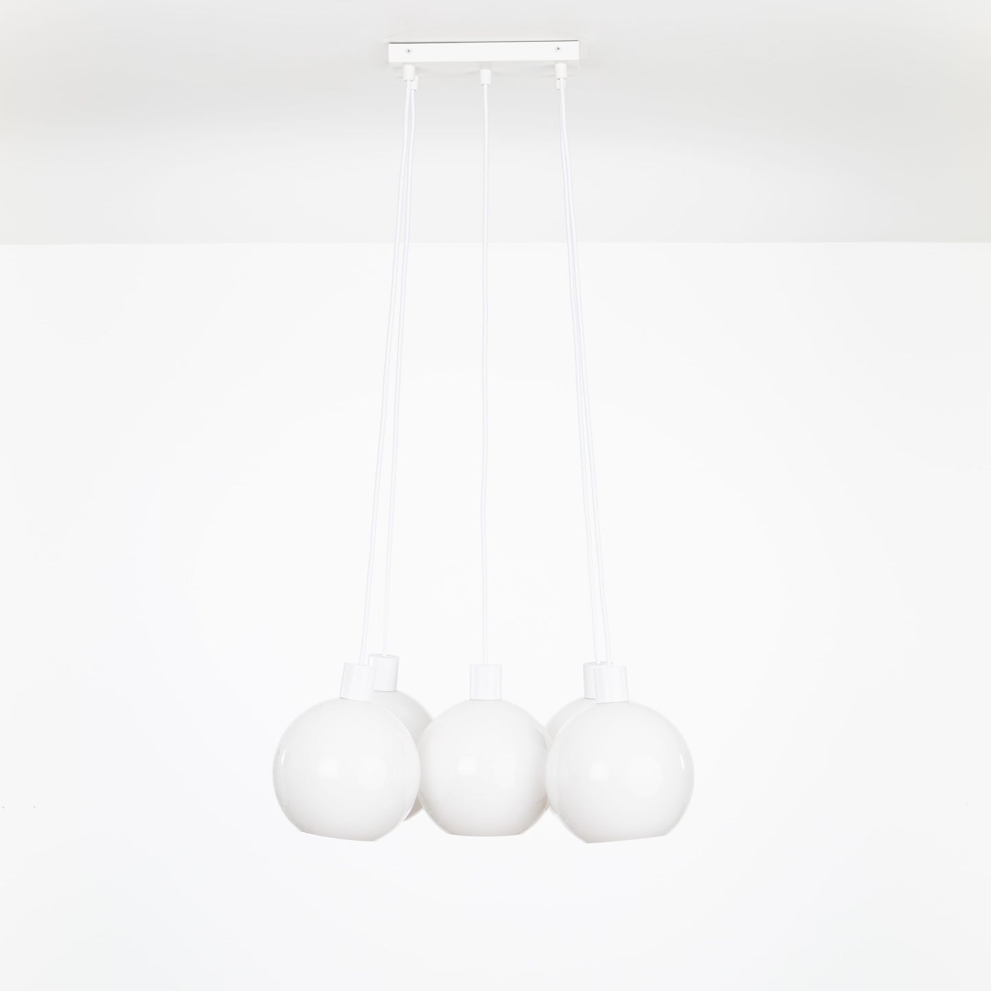 AiO Dash Multiport Chandelier - 8 Inch Glass Globe
