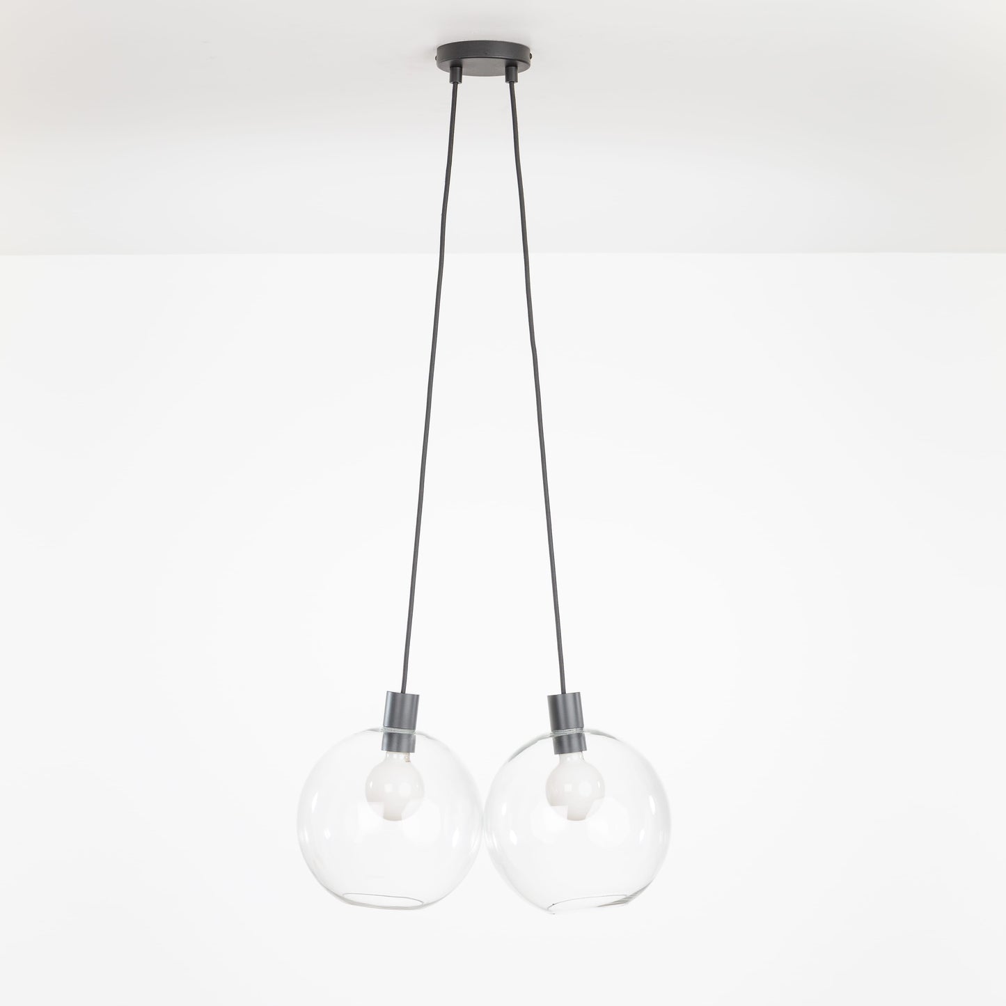 AiO Dot Multiport Chandelier - 10 Inch Glass Globe