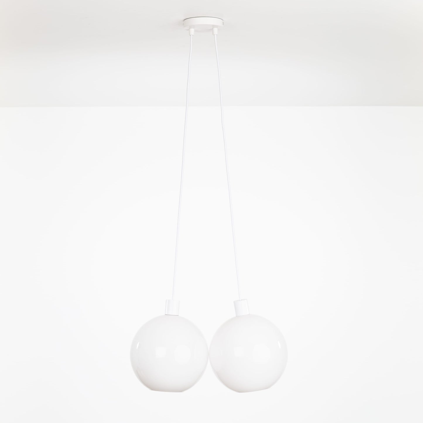 AiO Dot Multiport Chandelier - 10 Inch Glass Globe