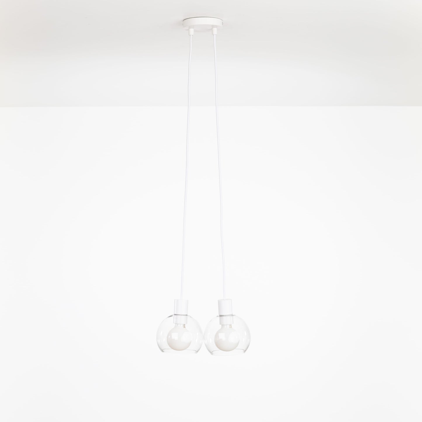 AiO Dot Multiport Chandelier - 6 Inch Glass Globe