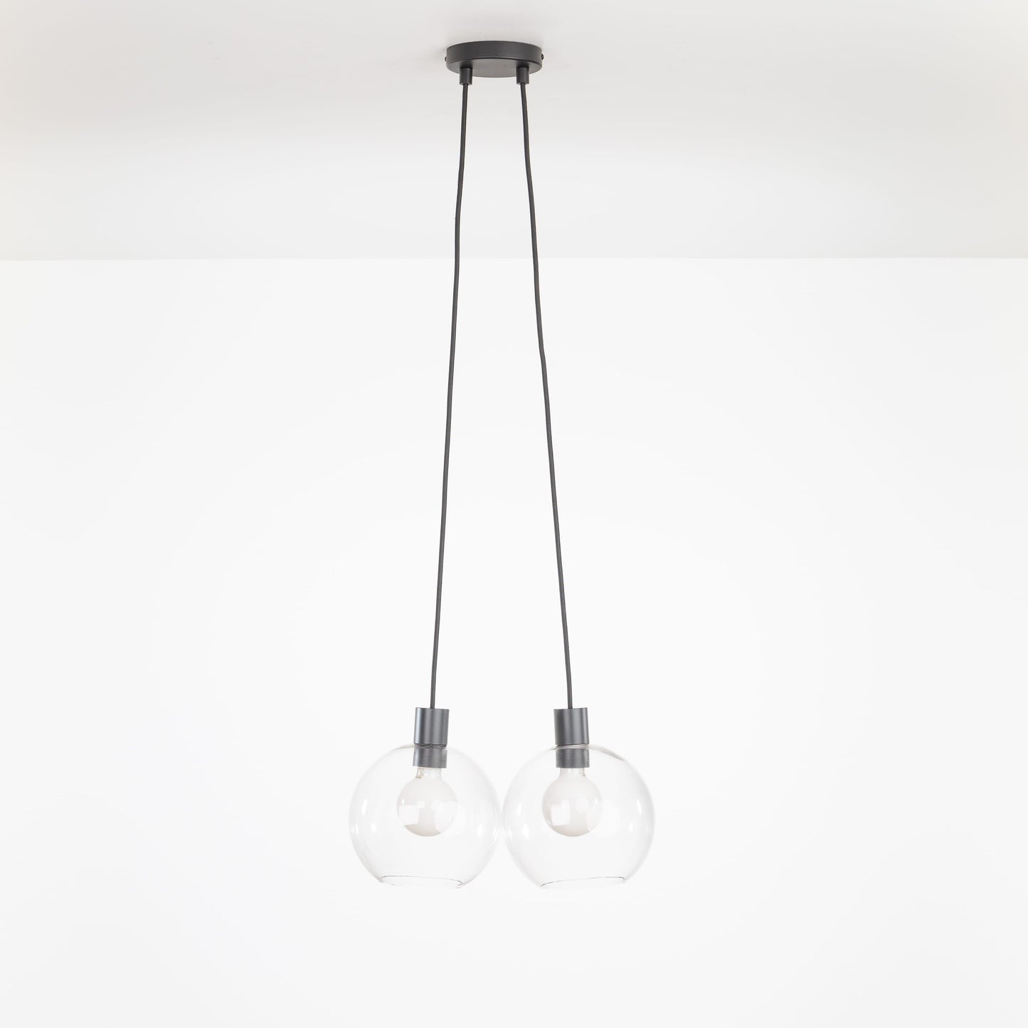 AiO Dot Multiport Chandelier - 8 Inch Glass Globe