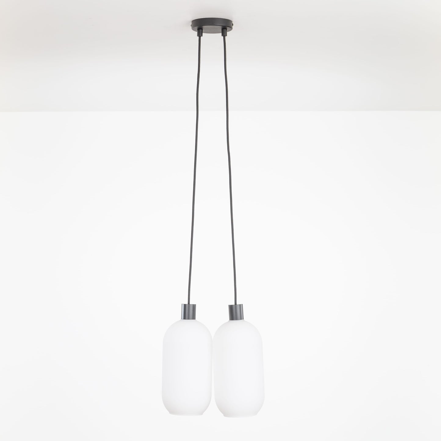 AiO Dot Multiport Chandelier - Glass Pill Shade