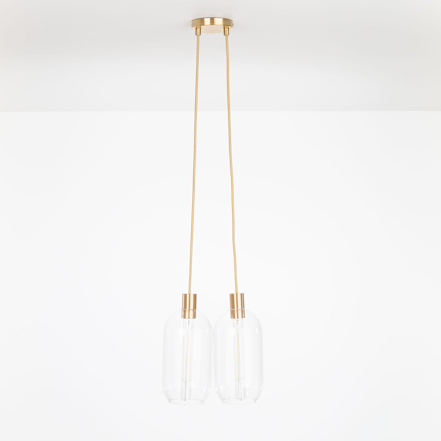 AiO Dot Multiport Chandelier - Glass Pill Shade