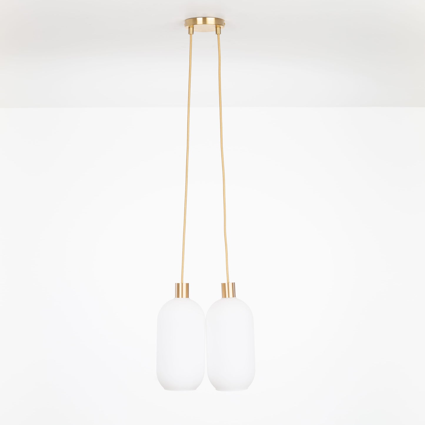 AiO Dot Multiport Chandelier - Glass Pill Shade