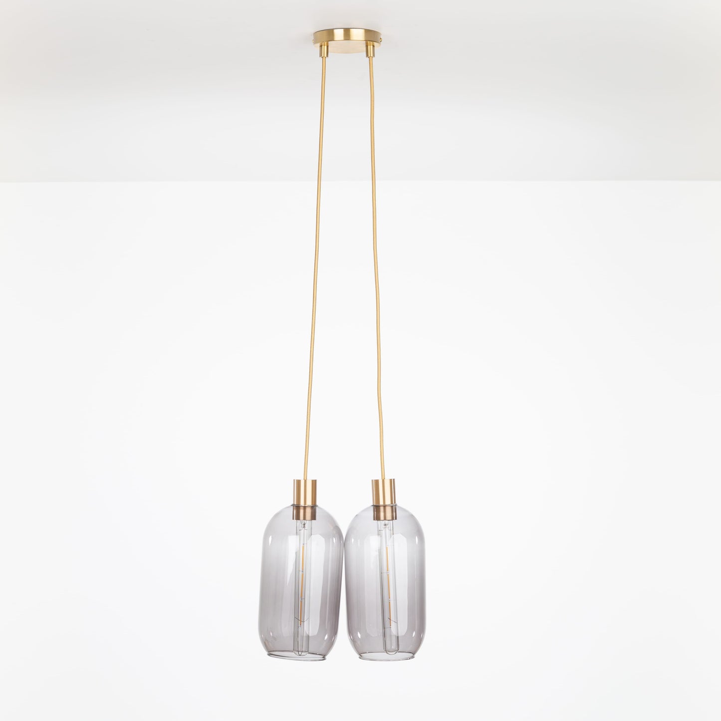 AiO Dot Multiport Chandelier - Glass Pill Shade